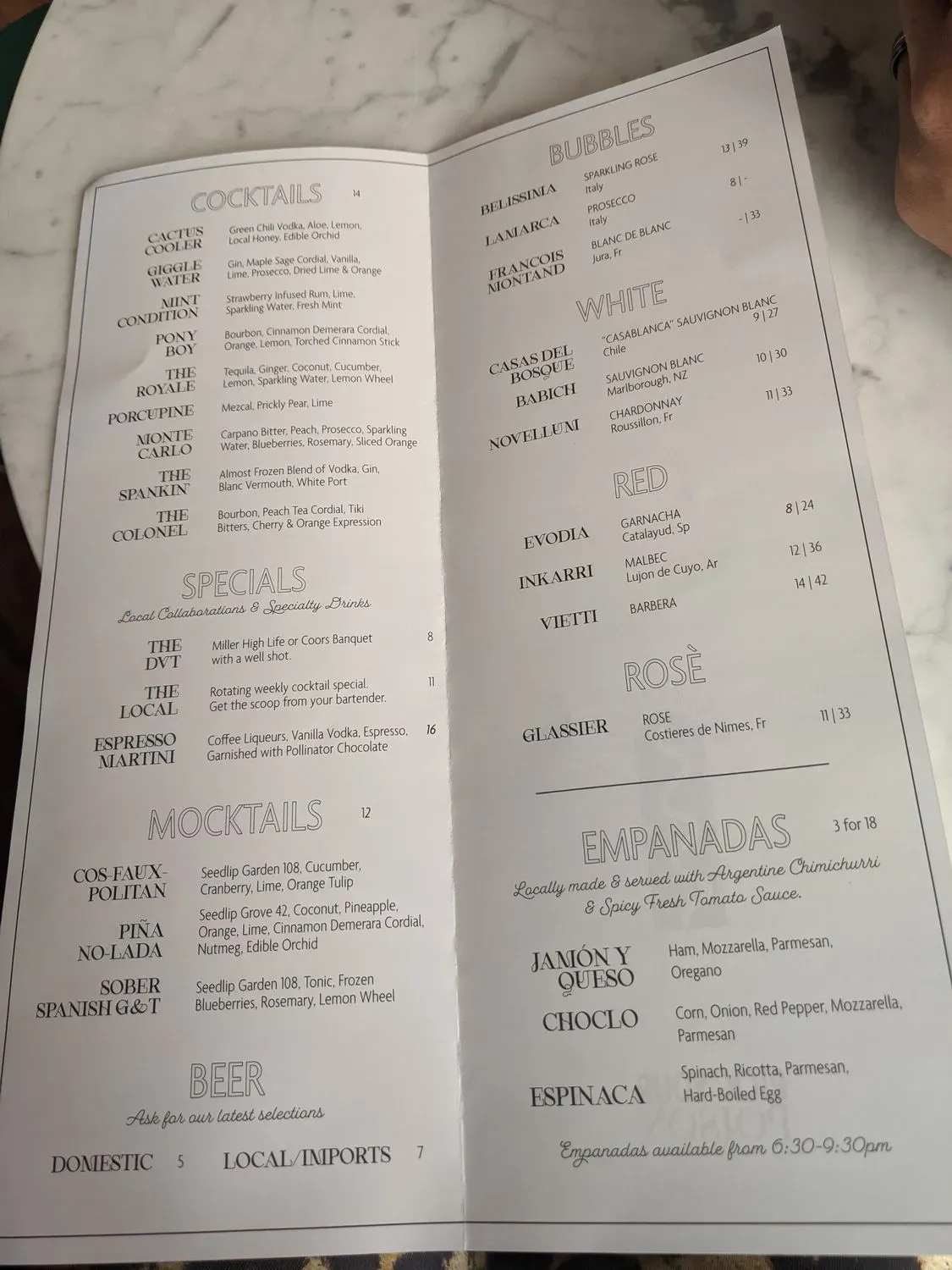 Menu 2