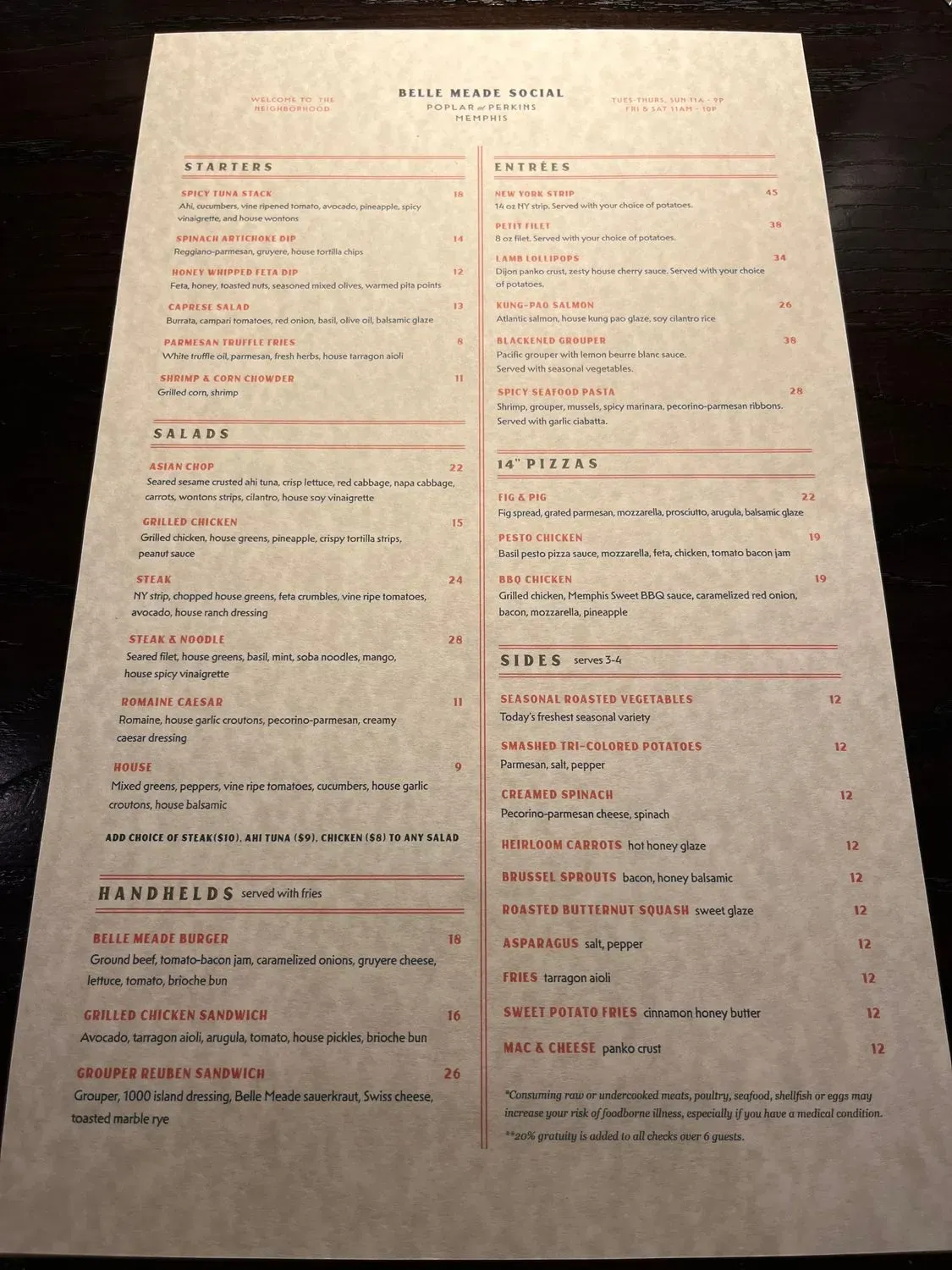 Menu 2