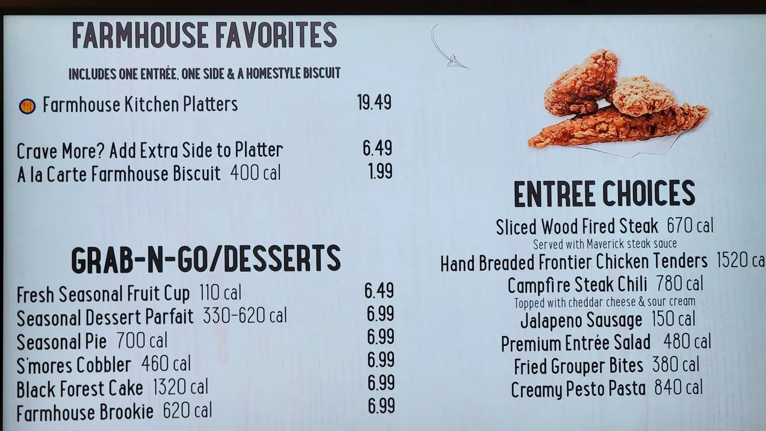 The Farmhouse Kitchen and Grill Menu - Updated October 2025