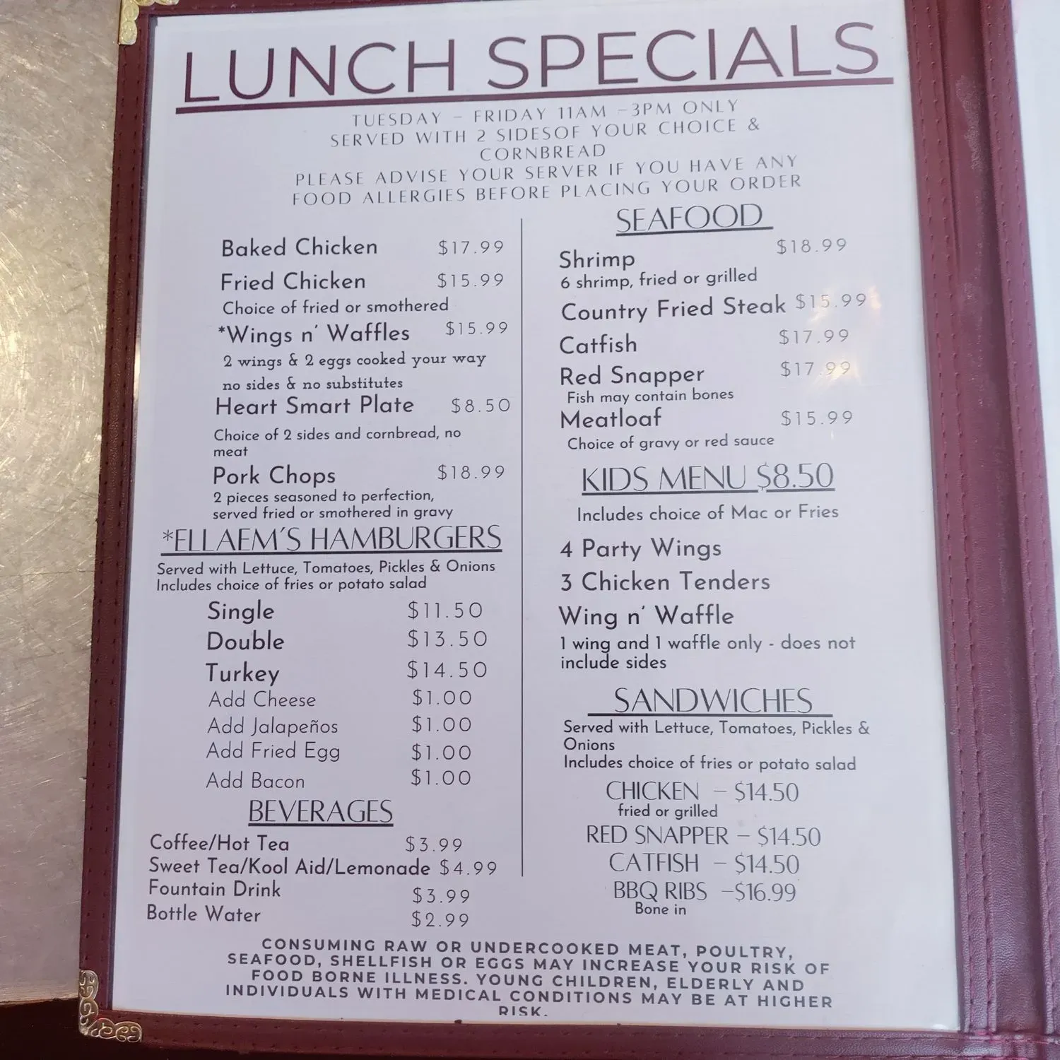 Menu 3