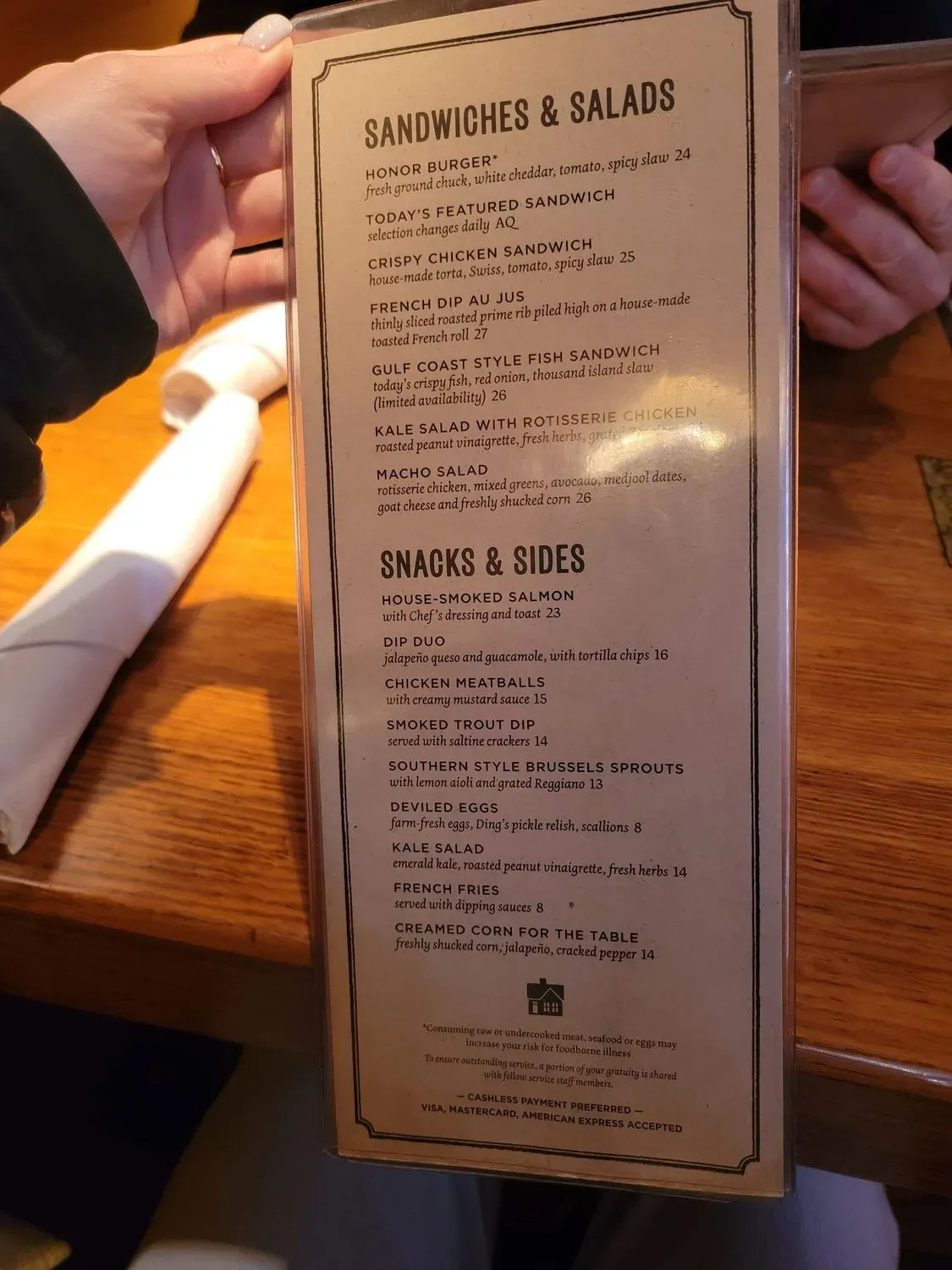 Menu 4