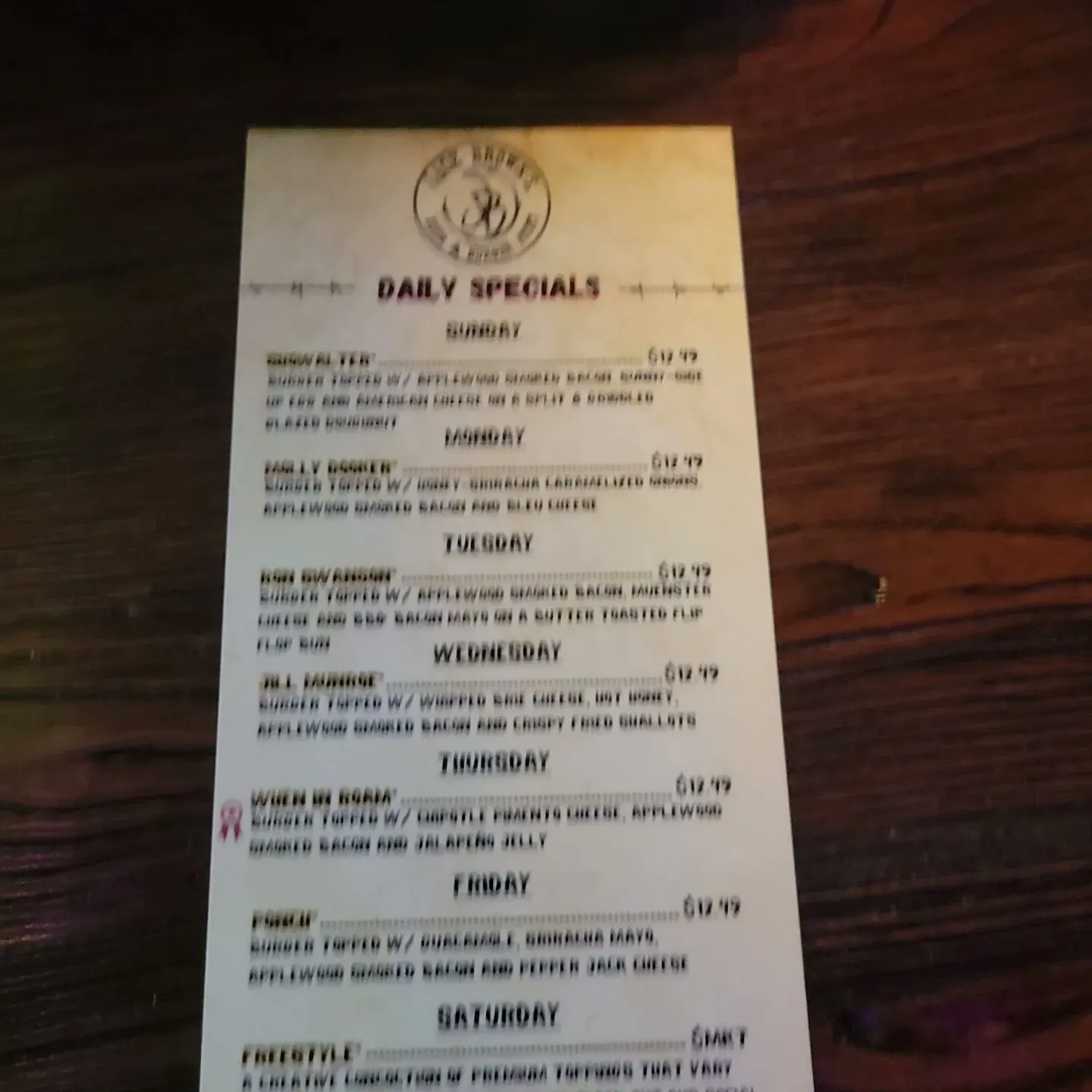 Menu 2