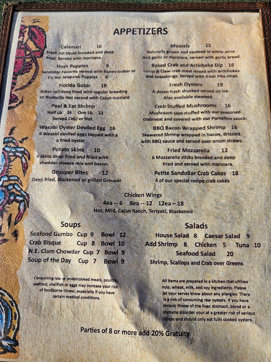 Menu 5