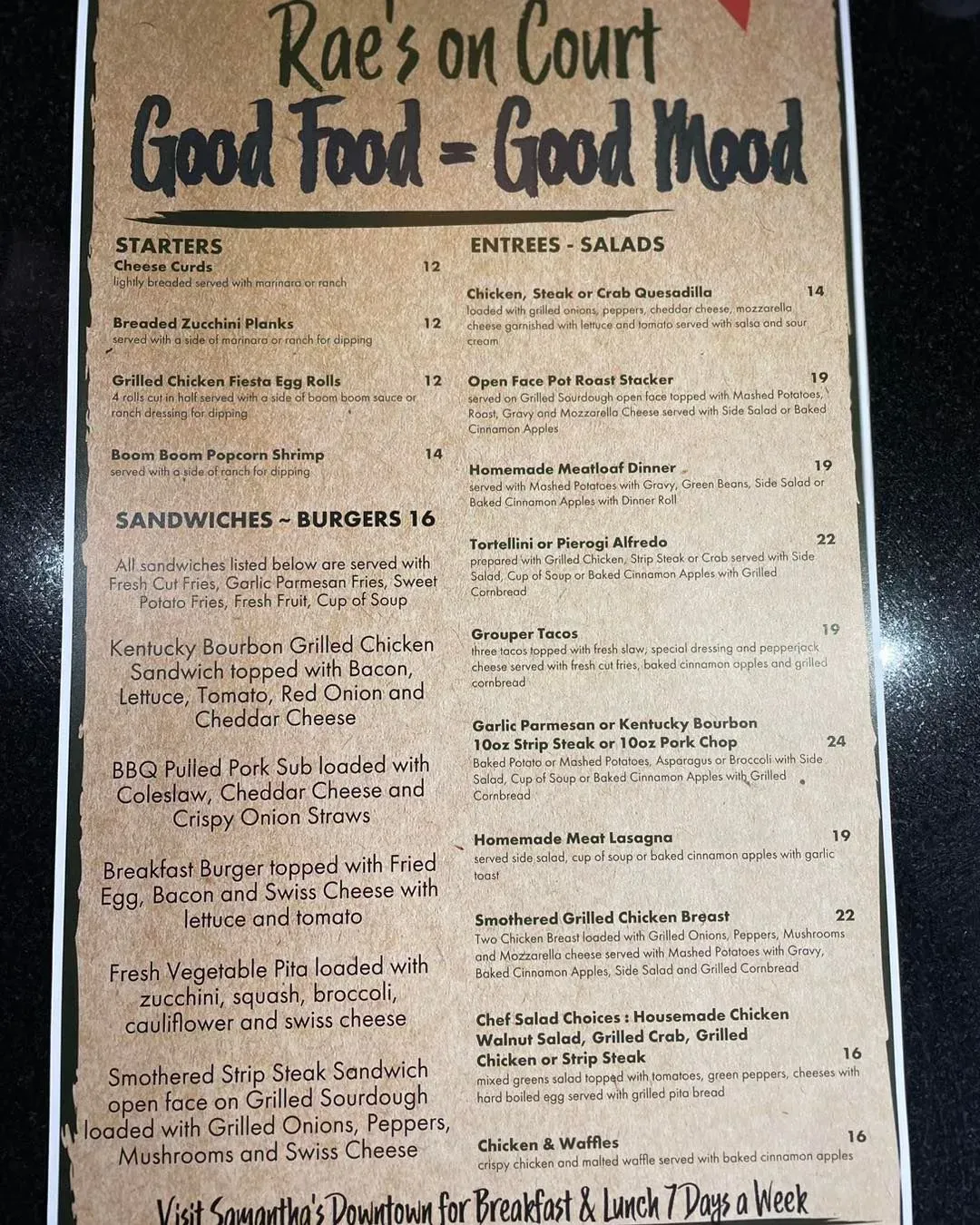 Menu 2