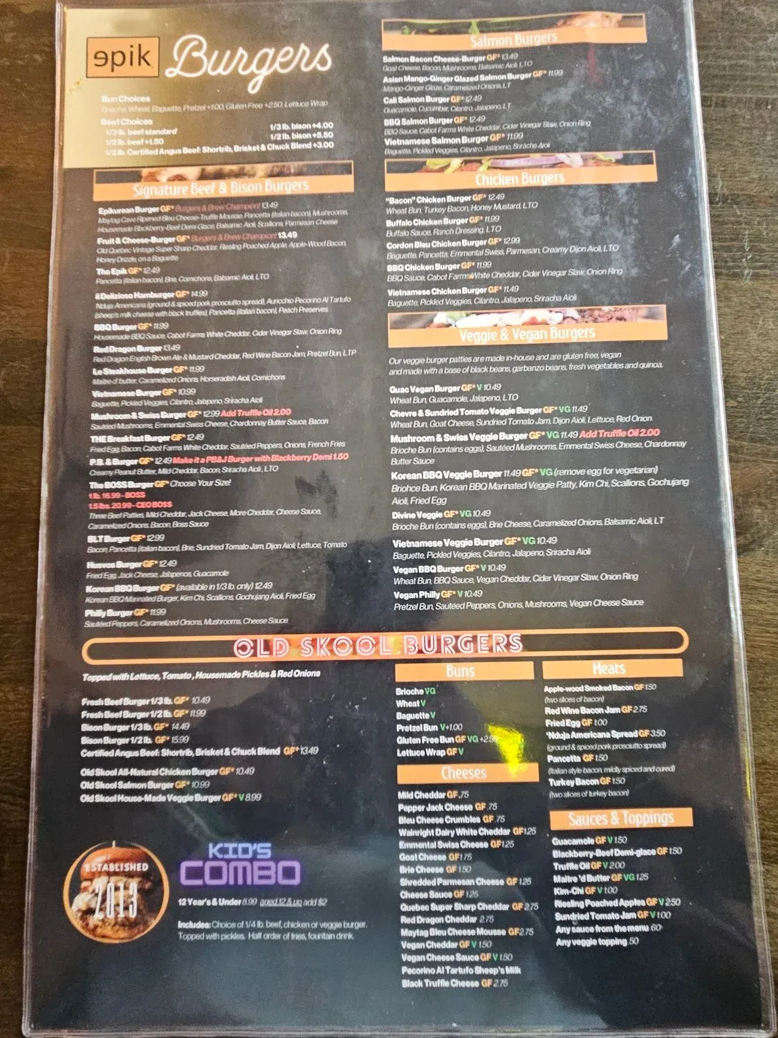 Menu 2