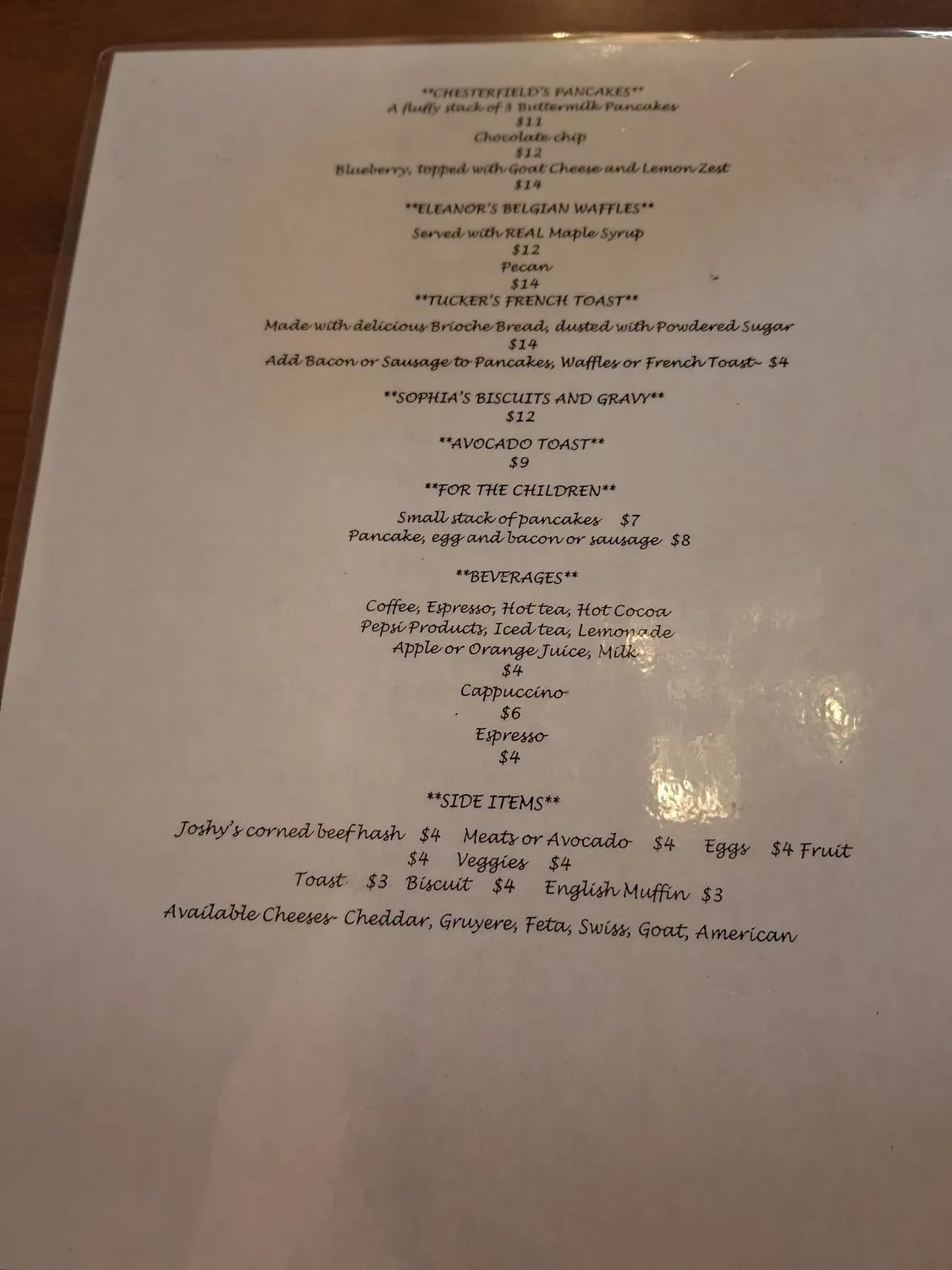 Menu 6