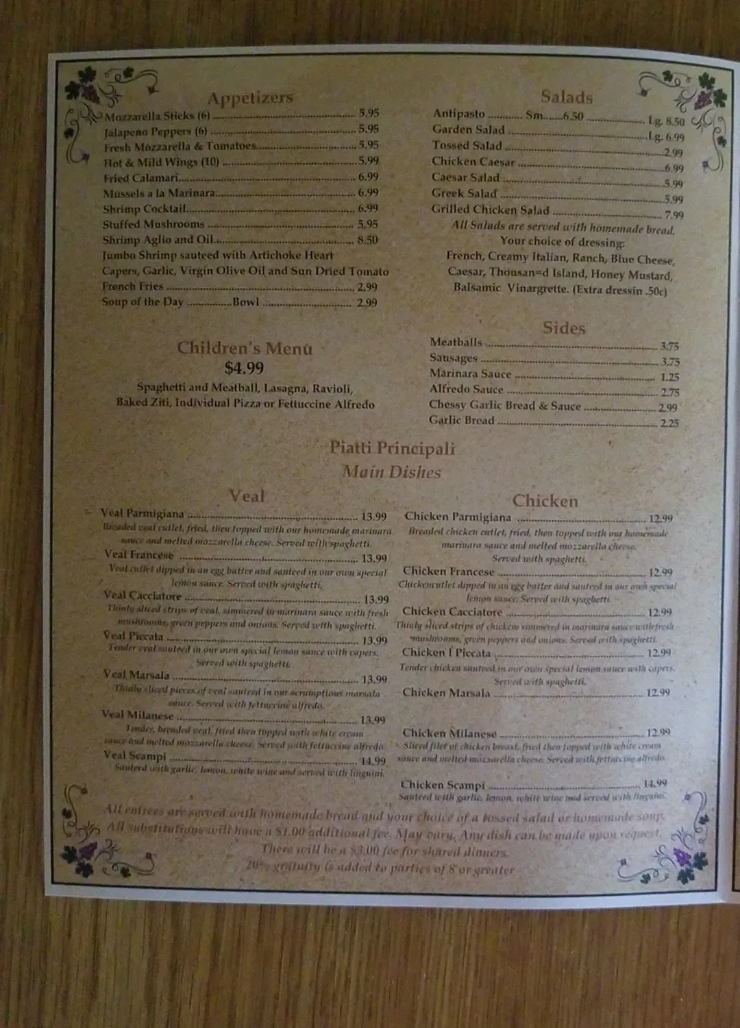 Menu 2