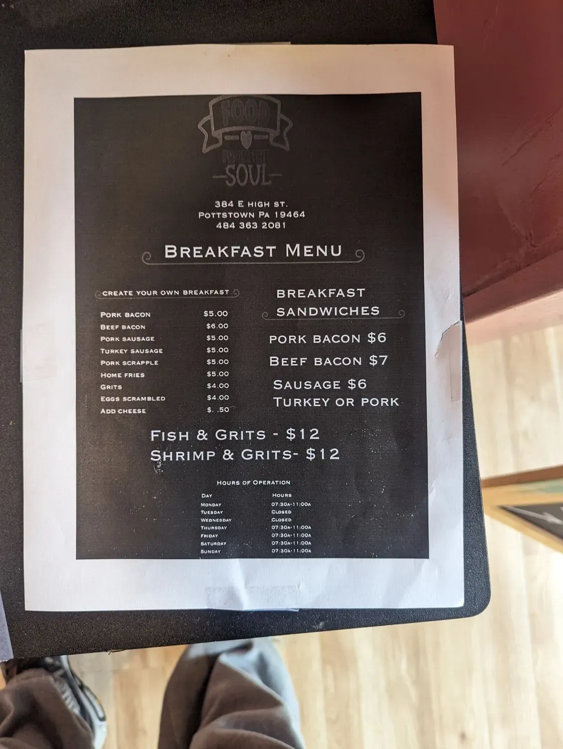 Menu 4