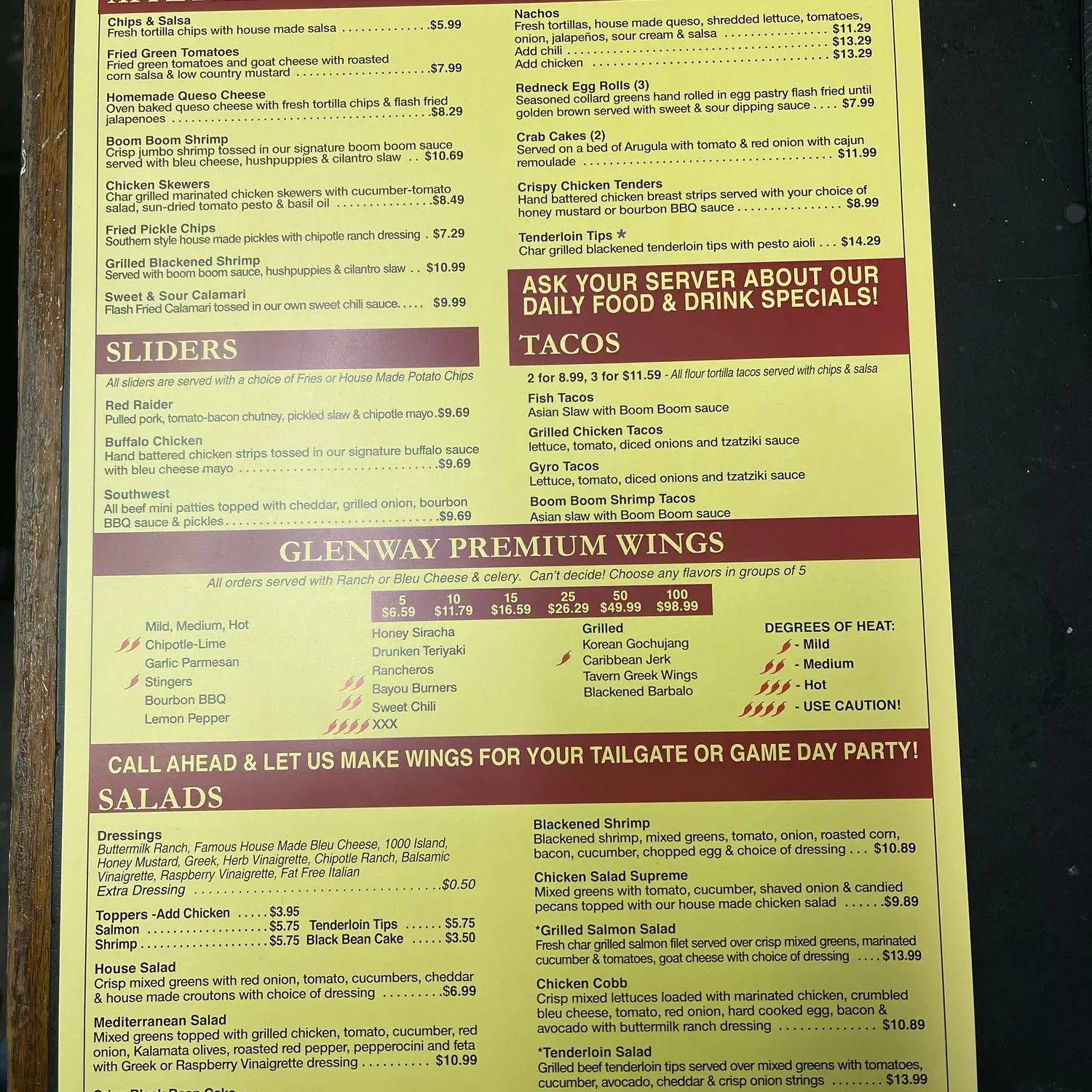 Menu 2