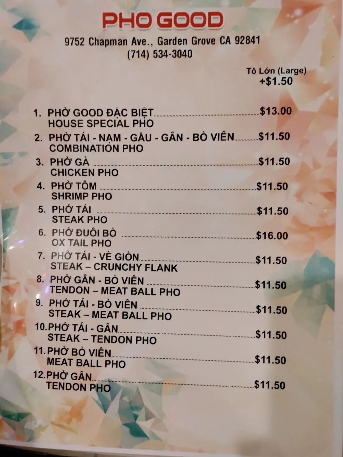 Menu 3