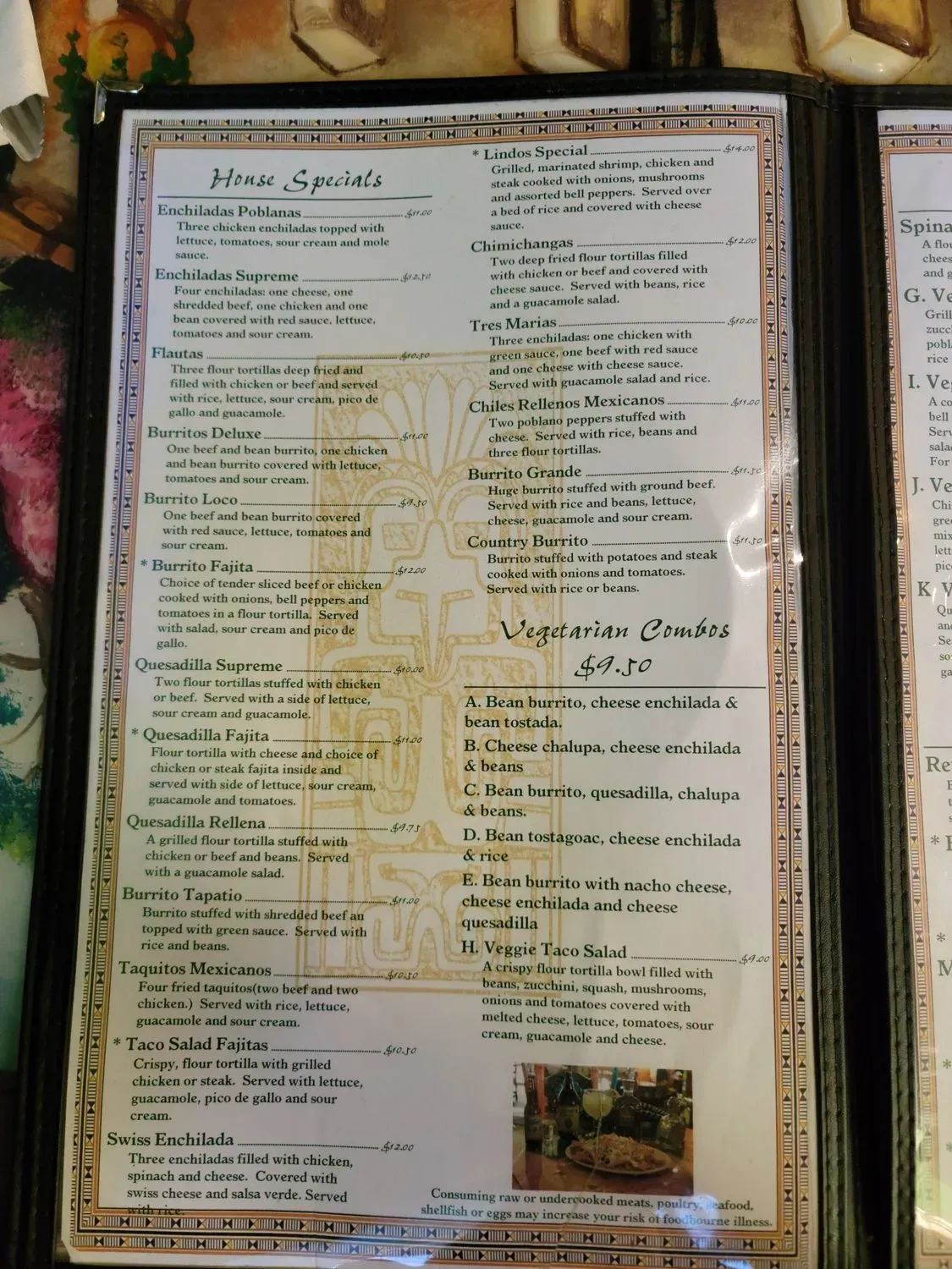 Carlos Cantina Menu - Updated October 2025