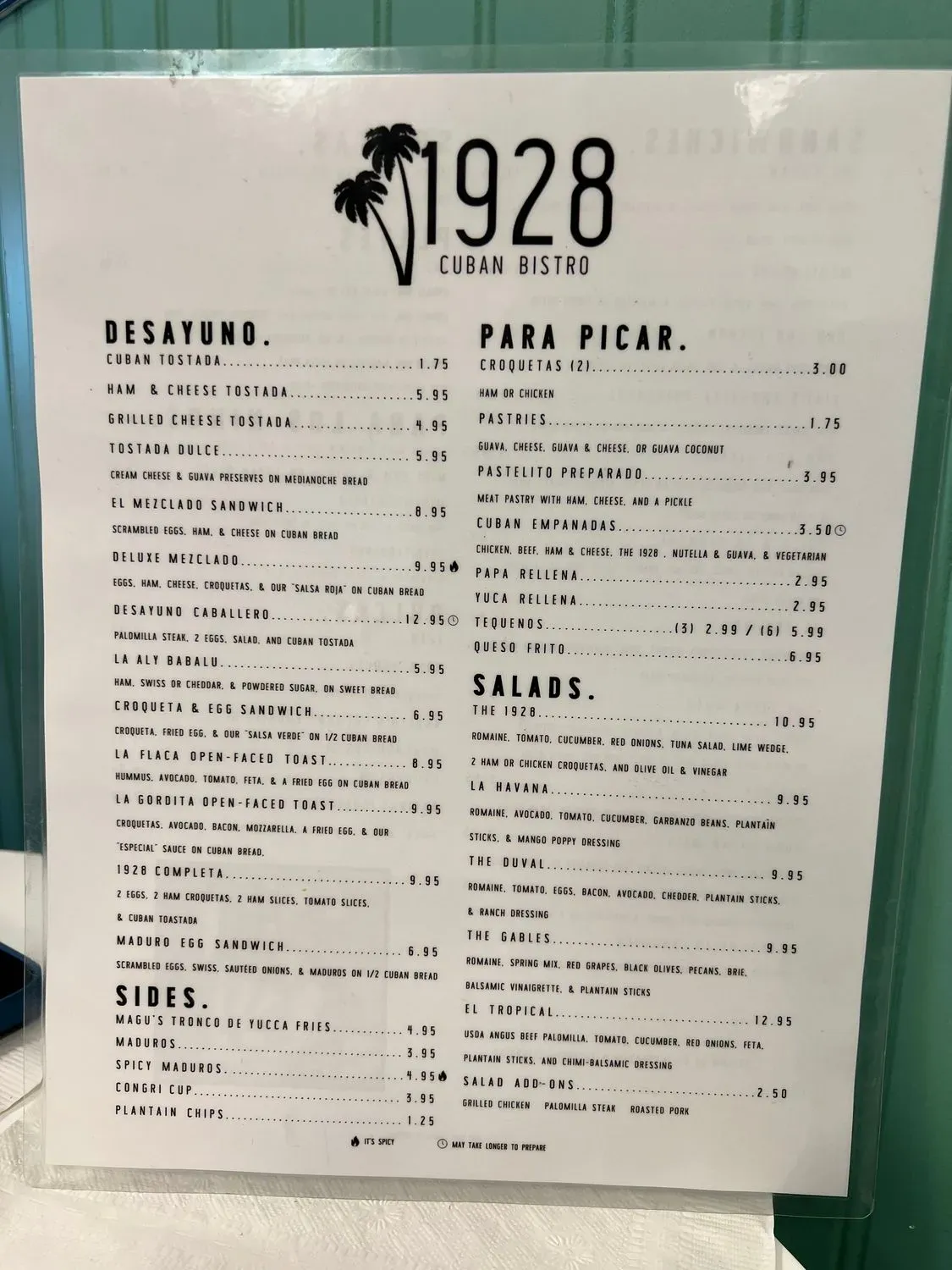 Menu 3