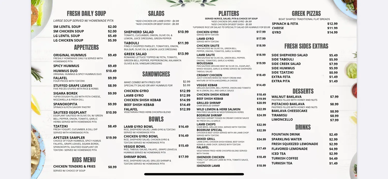 Menu 2