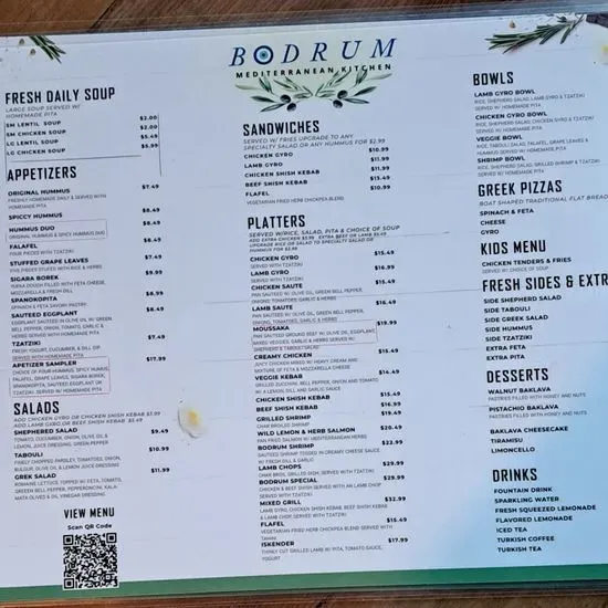 Menu 3