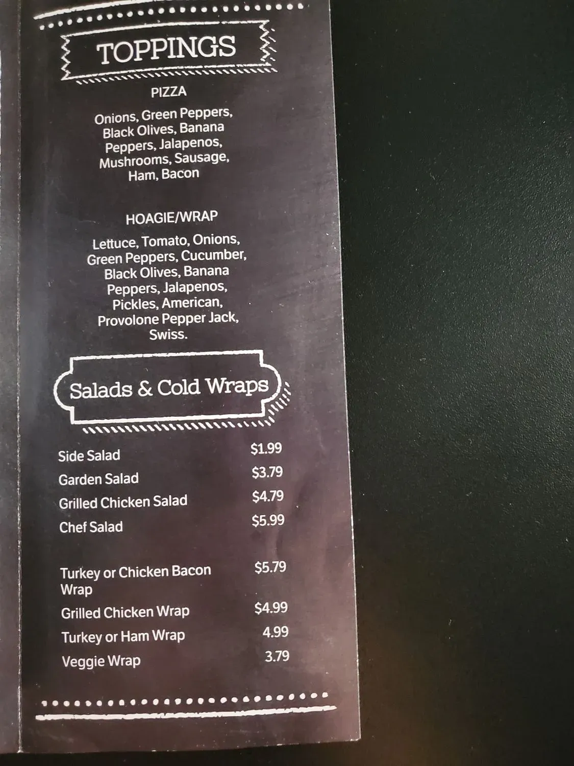 Menu 4