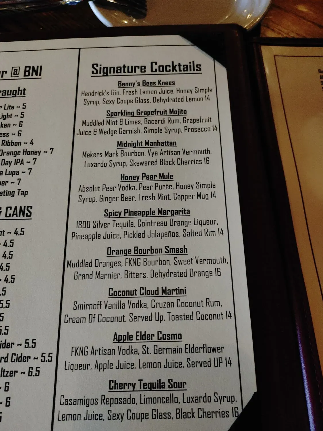 Menu 5