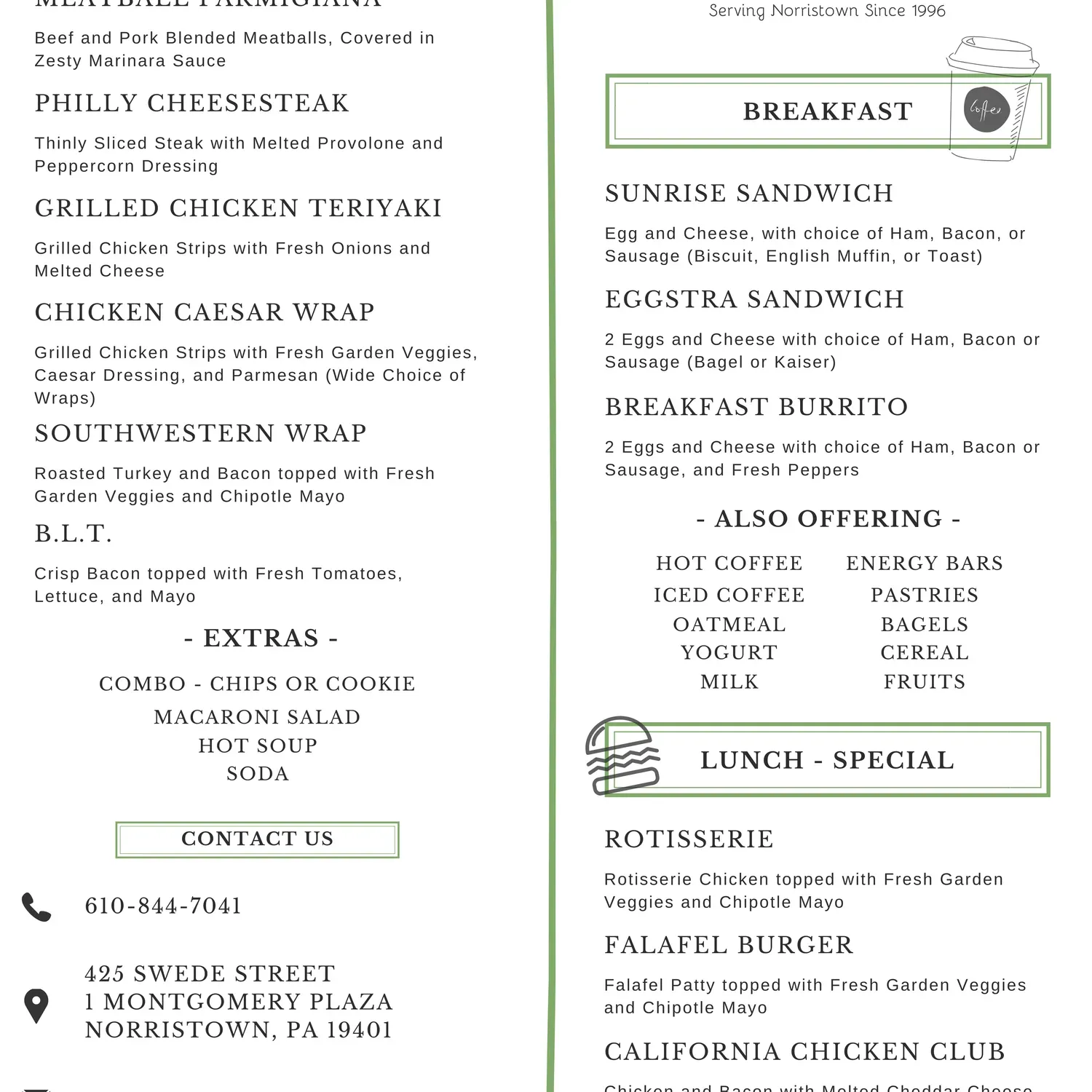 Menu 2