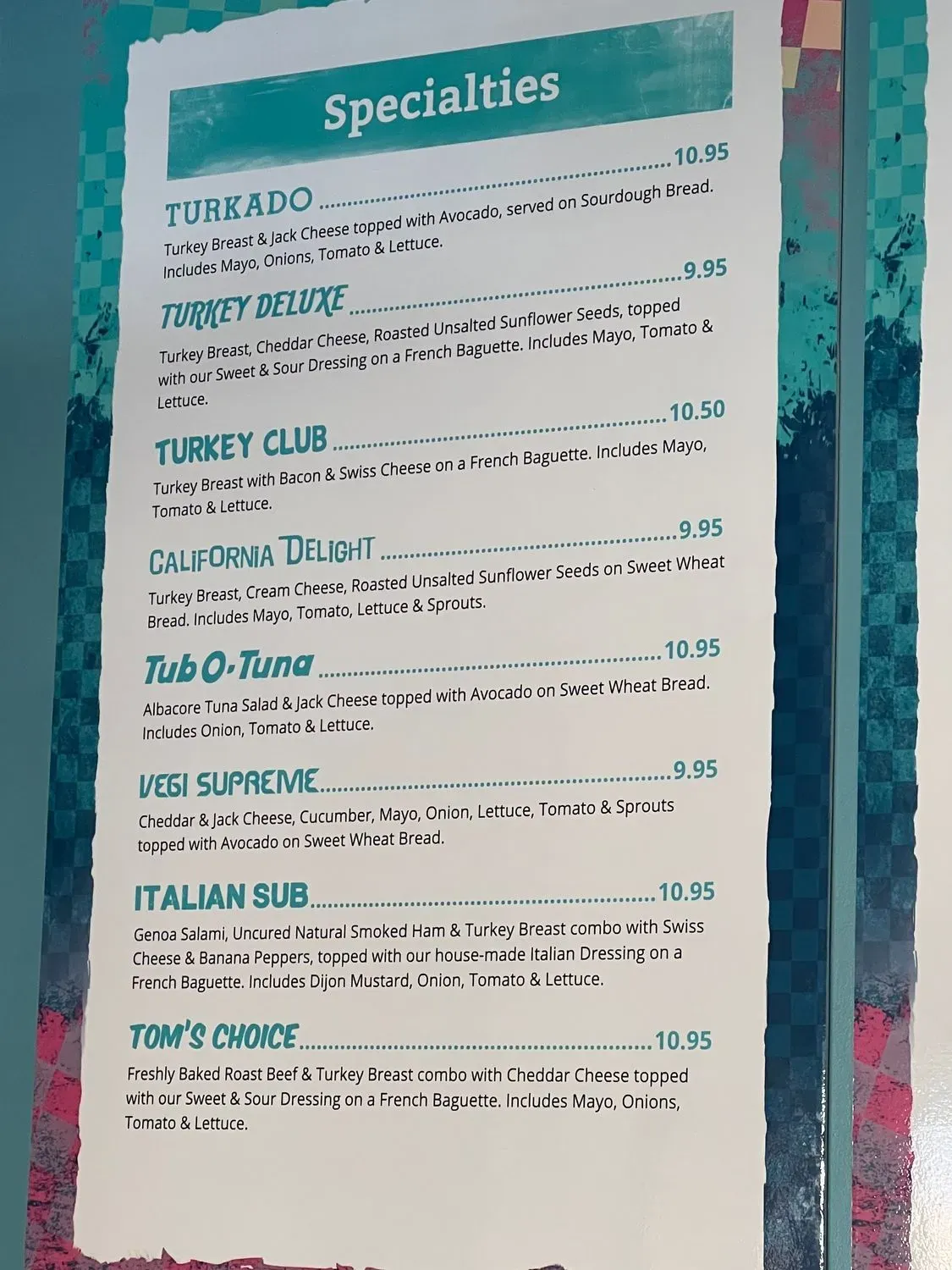 Menu 2