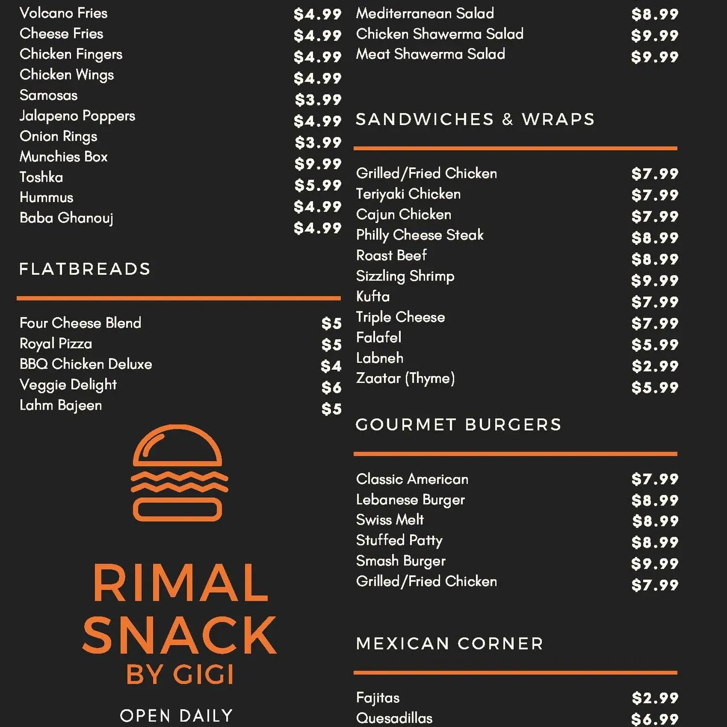 Menu 2