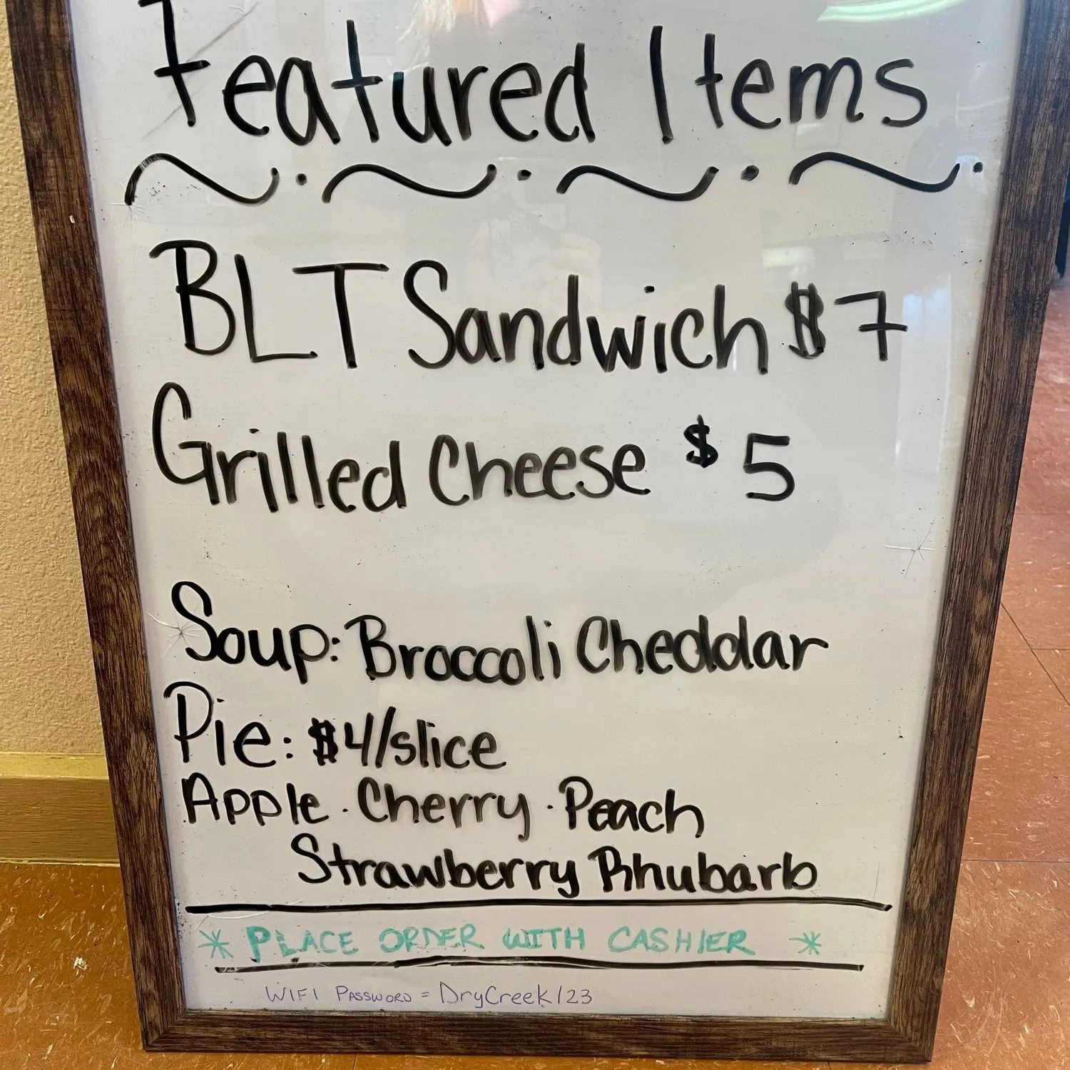 TG Basin Store Menu - Updated October 2025