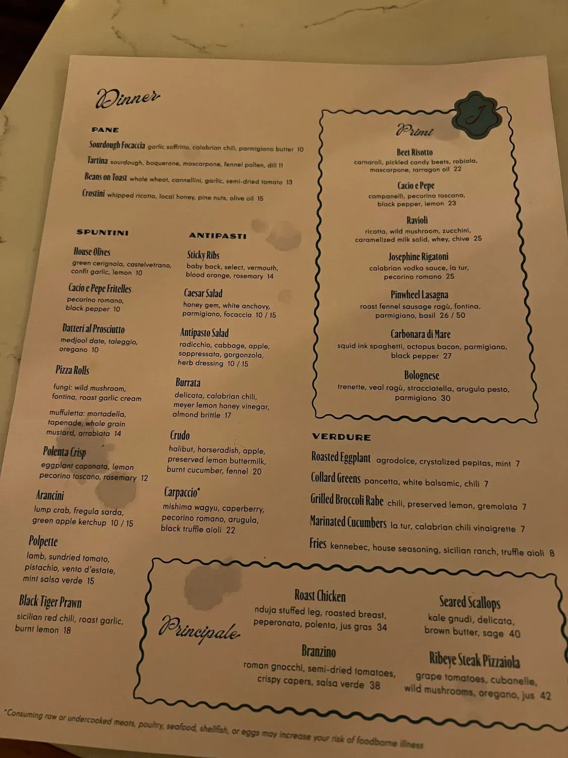 Menu 2