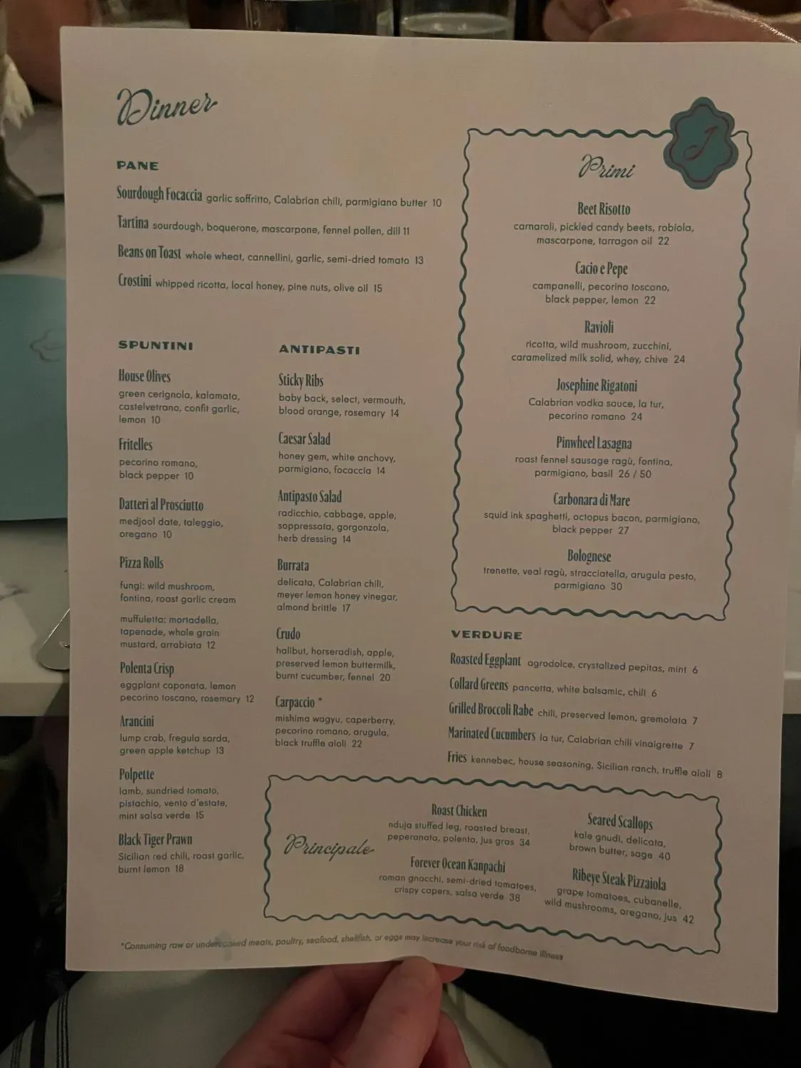 Menu 5