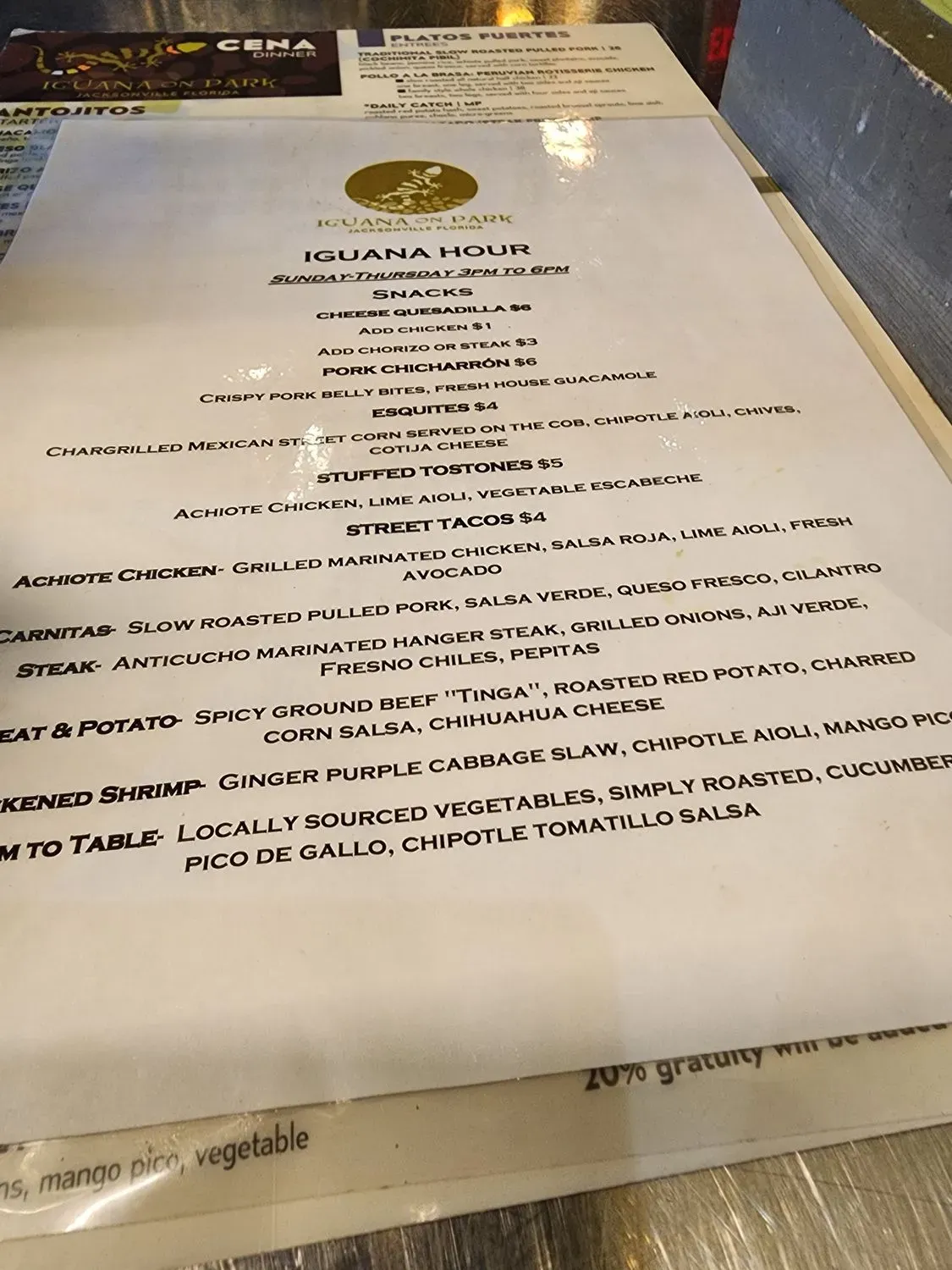 Menu 3