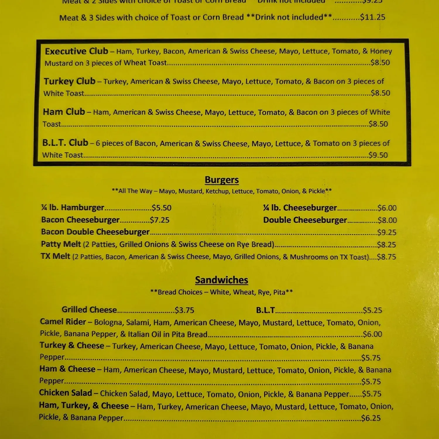 Menu 3