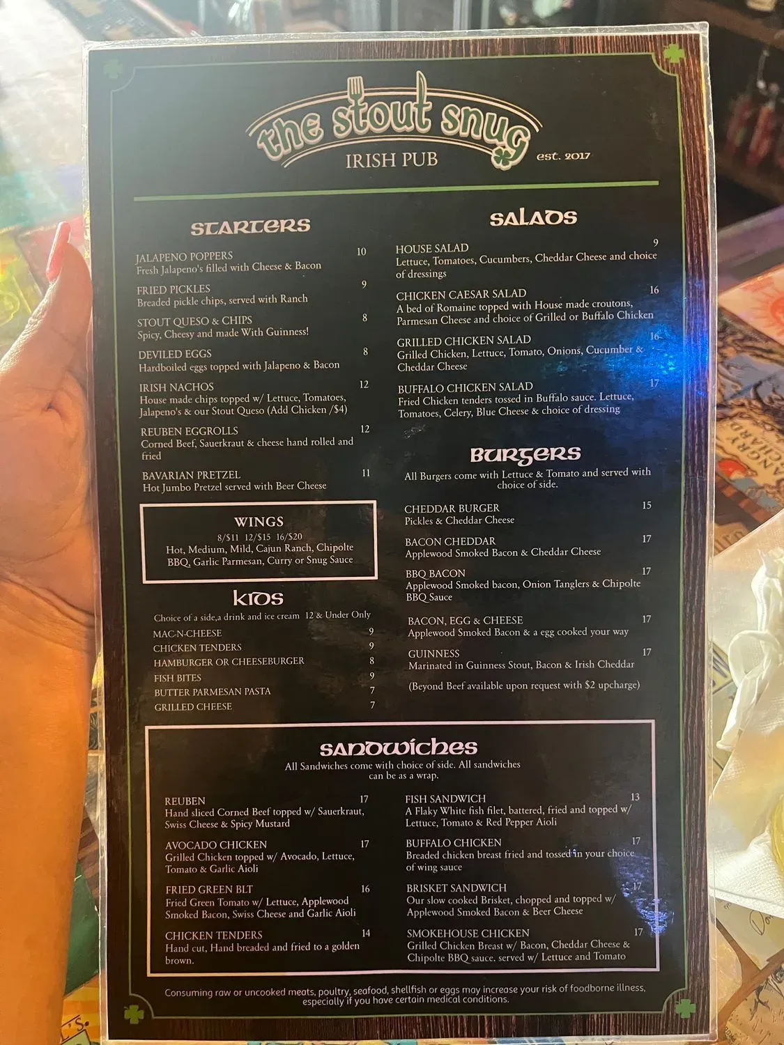 Menu 6