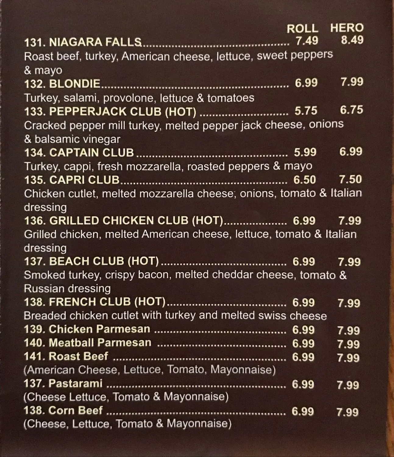 Menu 3