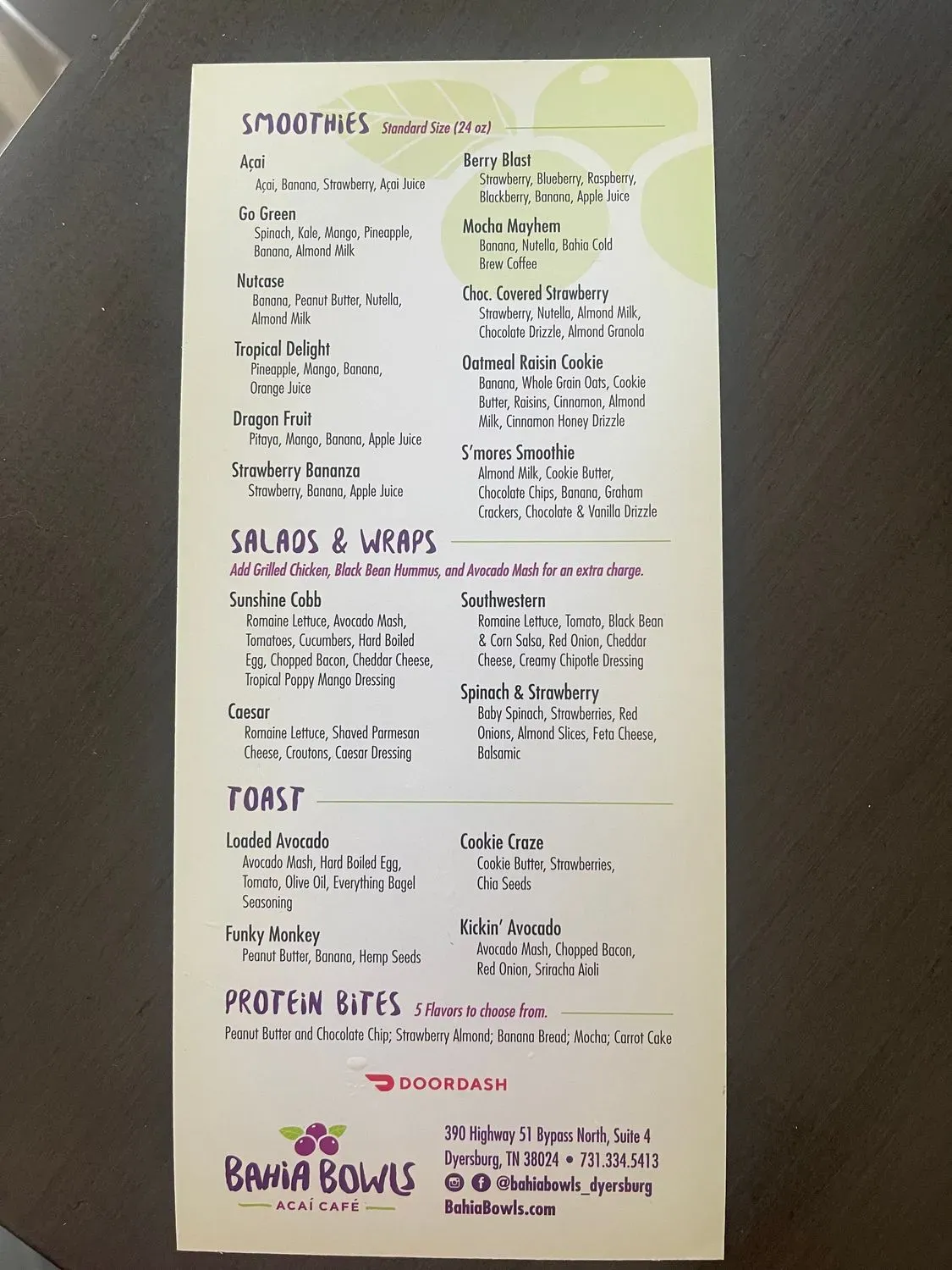 Menu 2