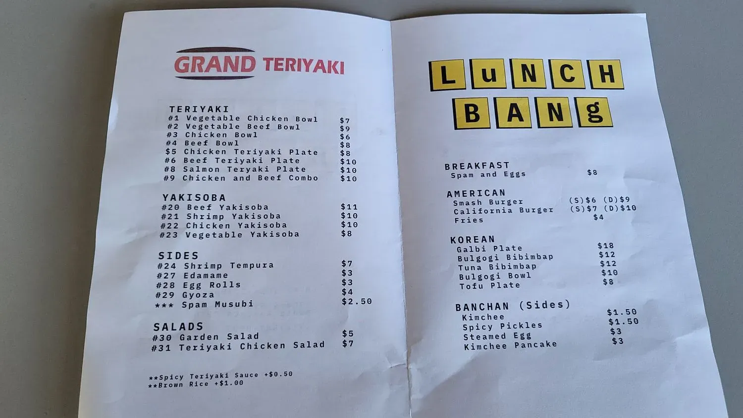 Menu 2