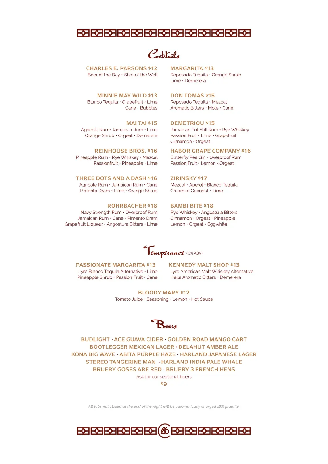 Menu 3