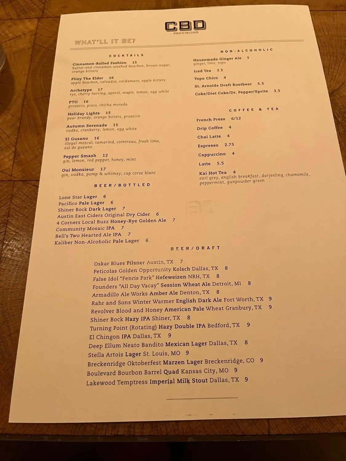 Menu 3