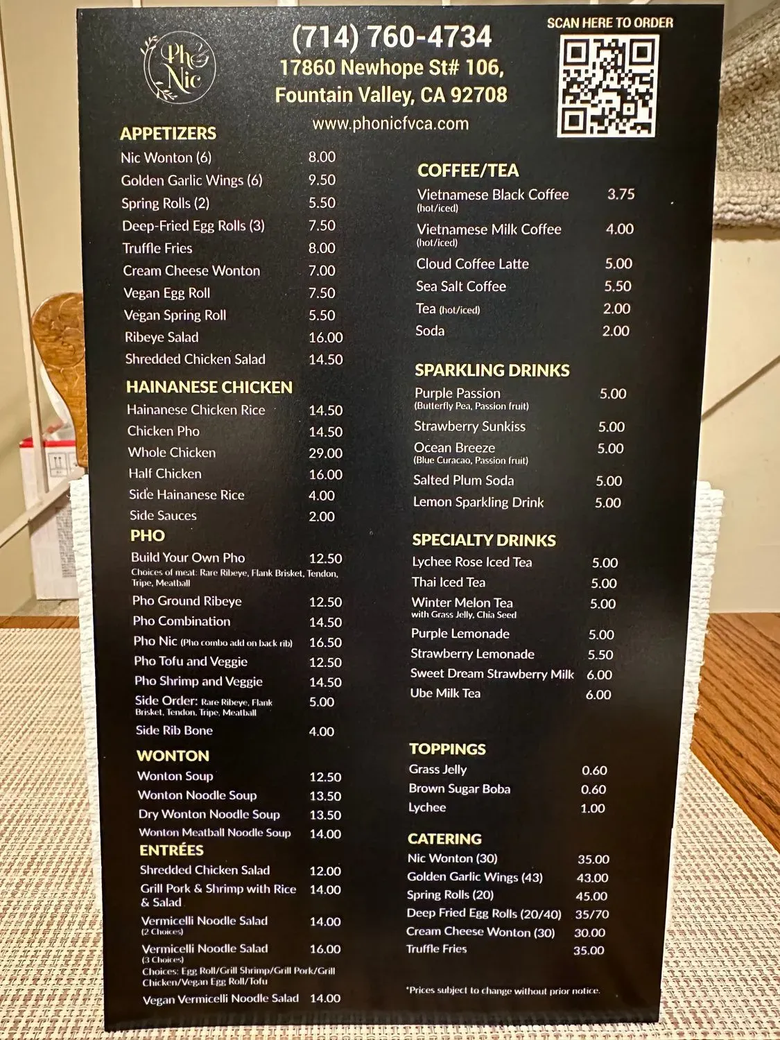 Menu 2