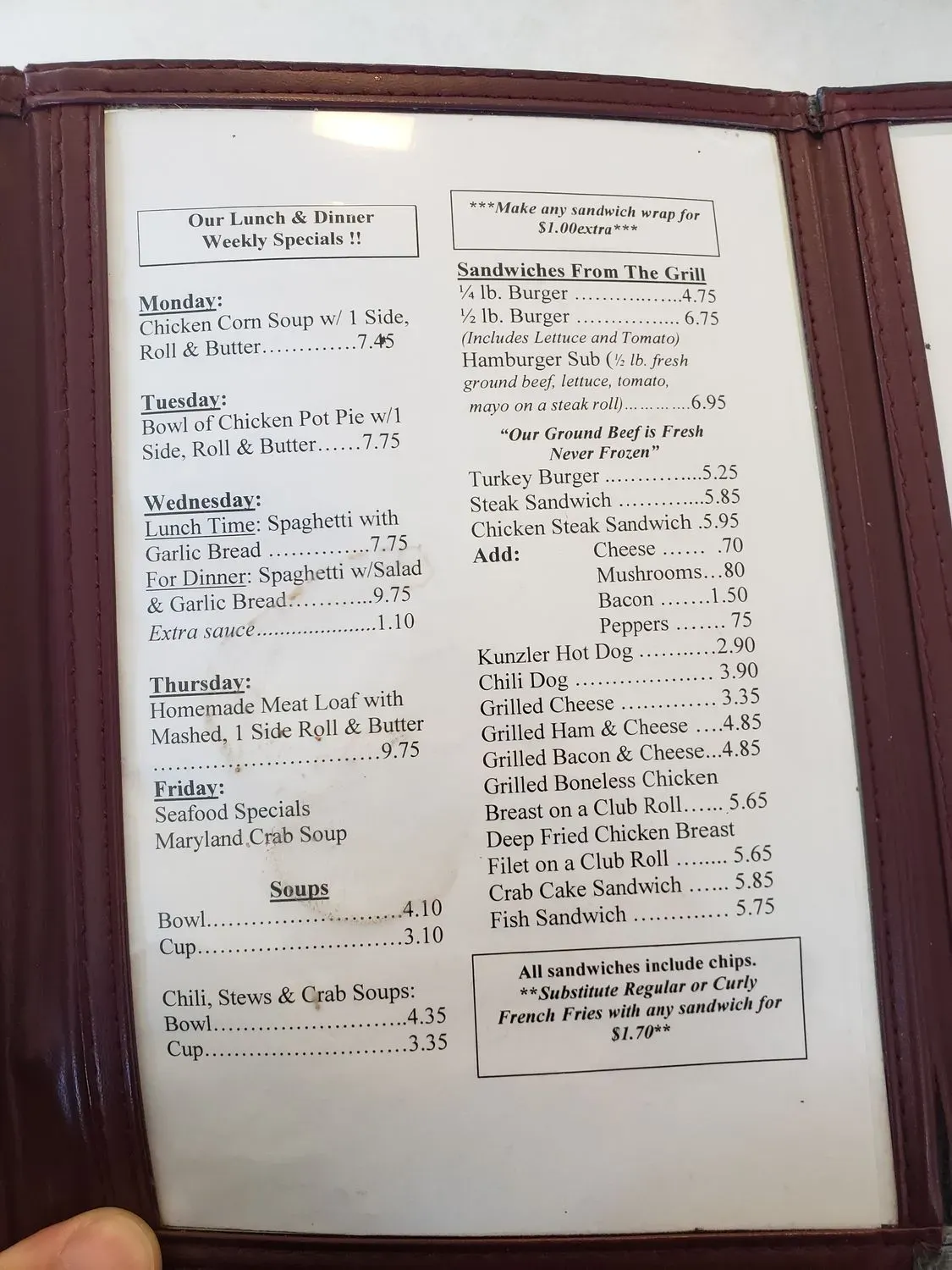 Menu 4