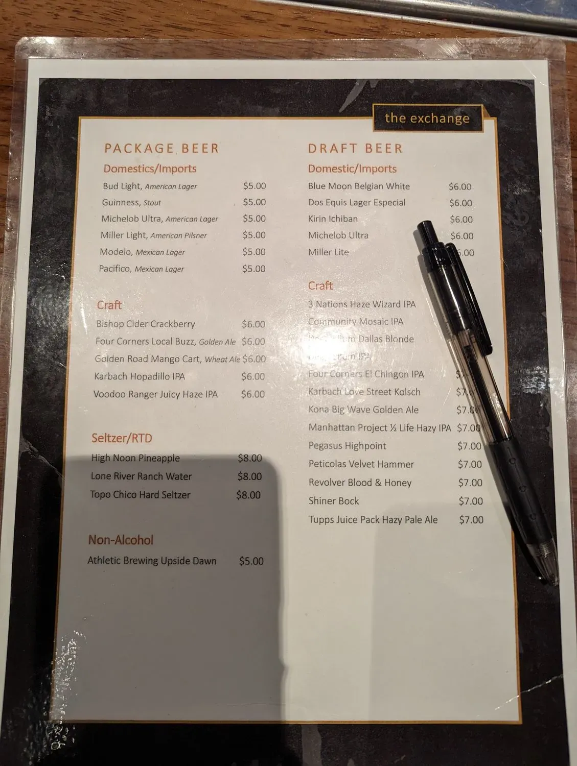 Menu 4