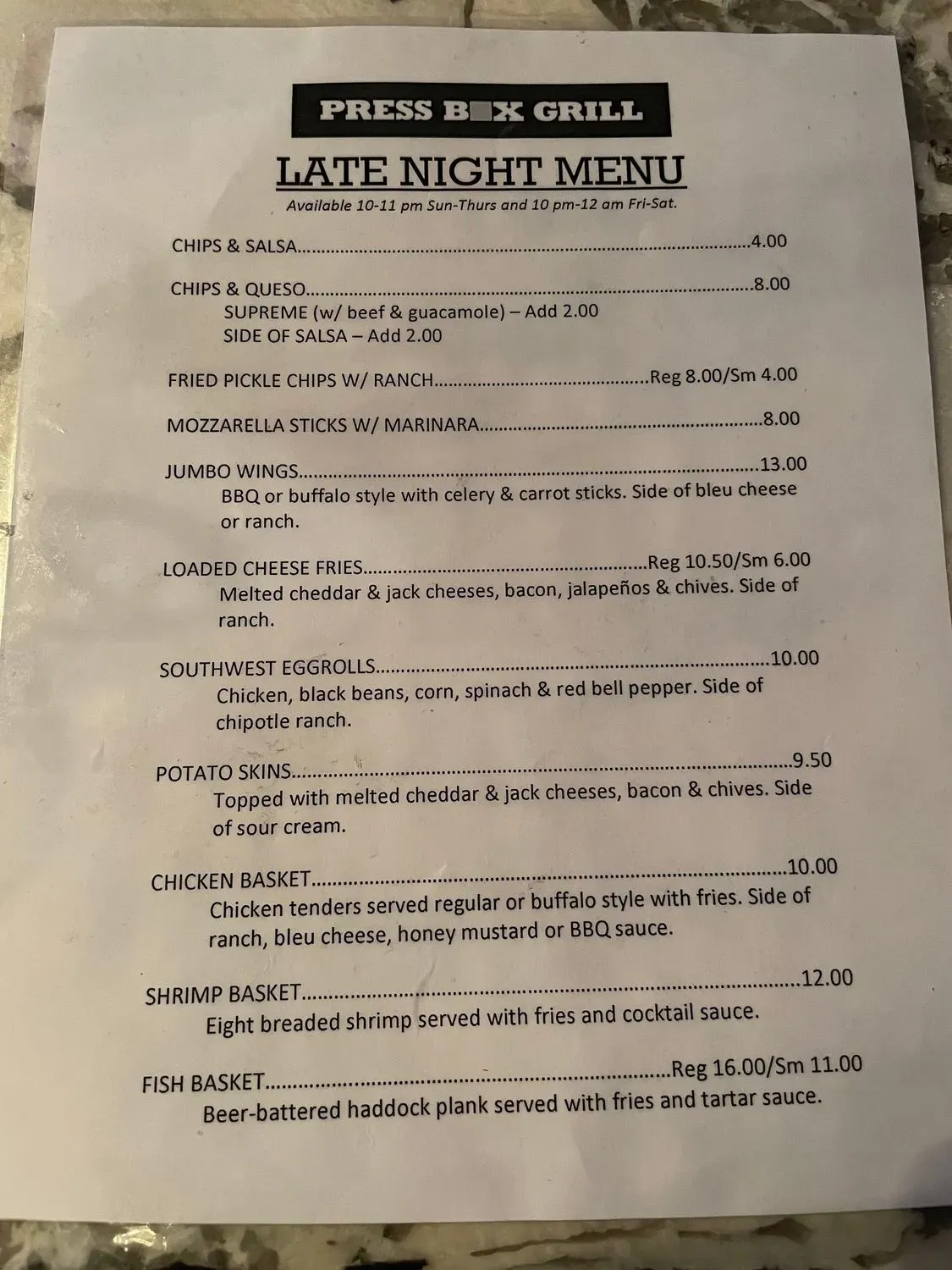 Menu 3