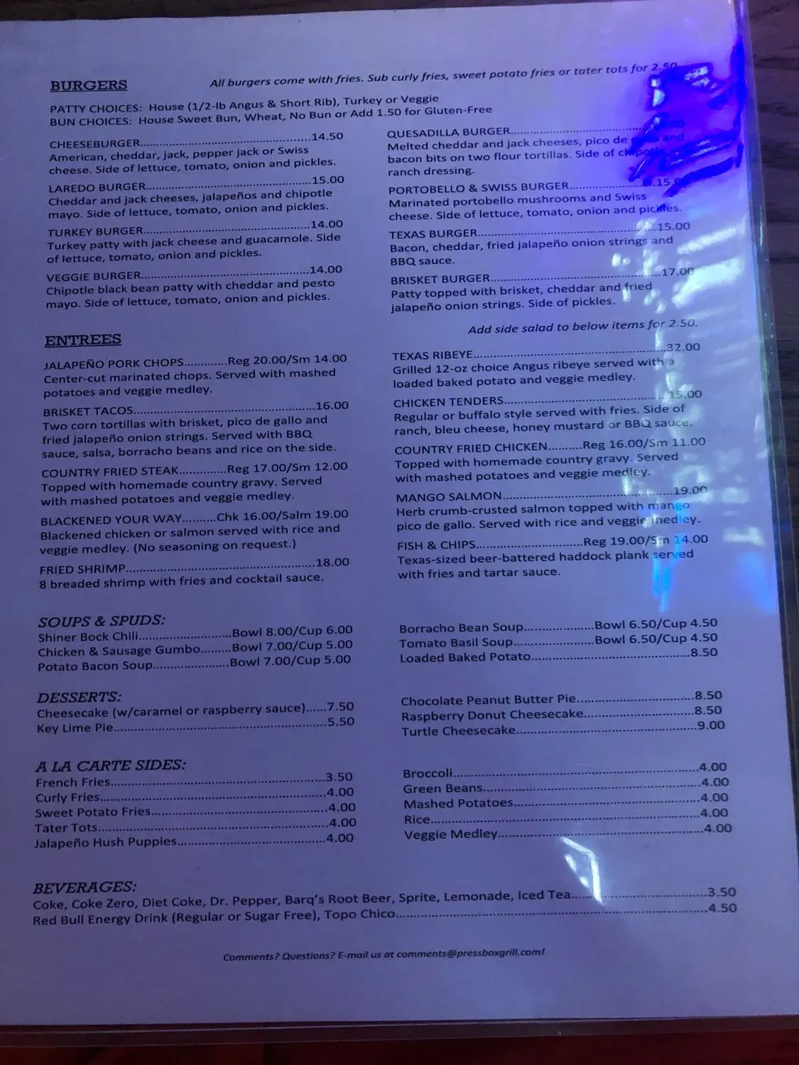 Menu 4