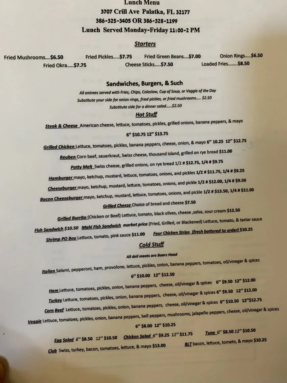 Menu 2