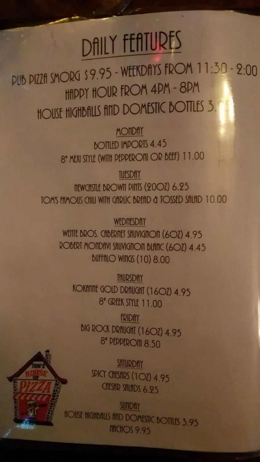 Menu 2