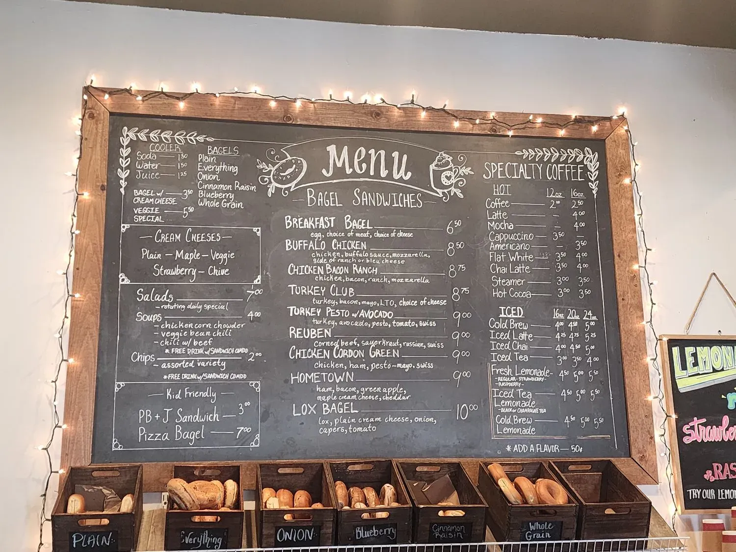 The PB&J Cafe Menu - Updated November 2025