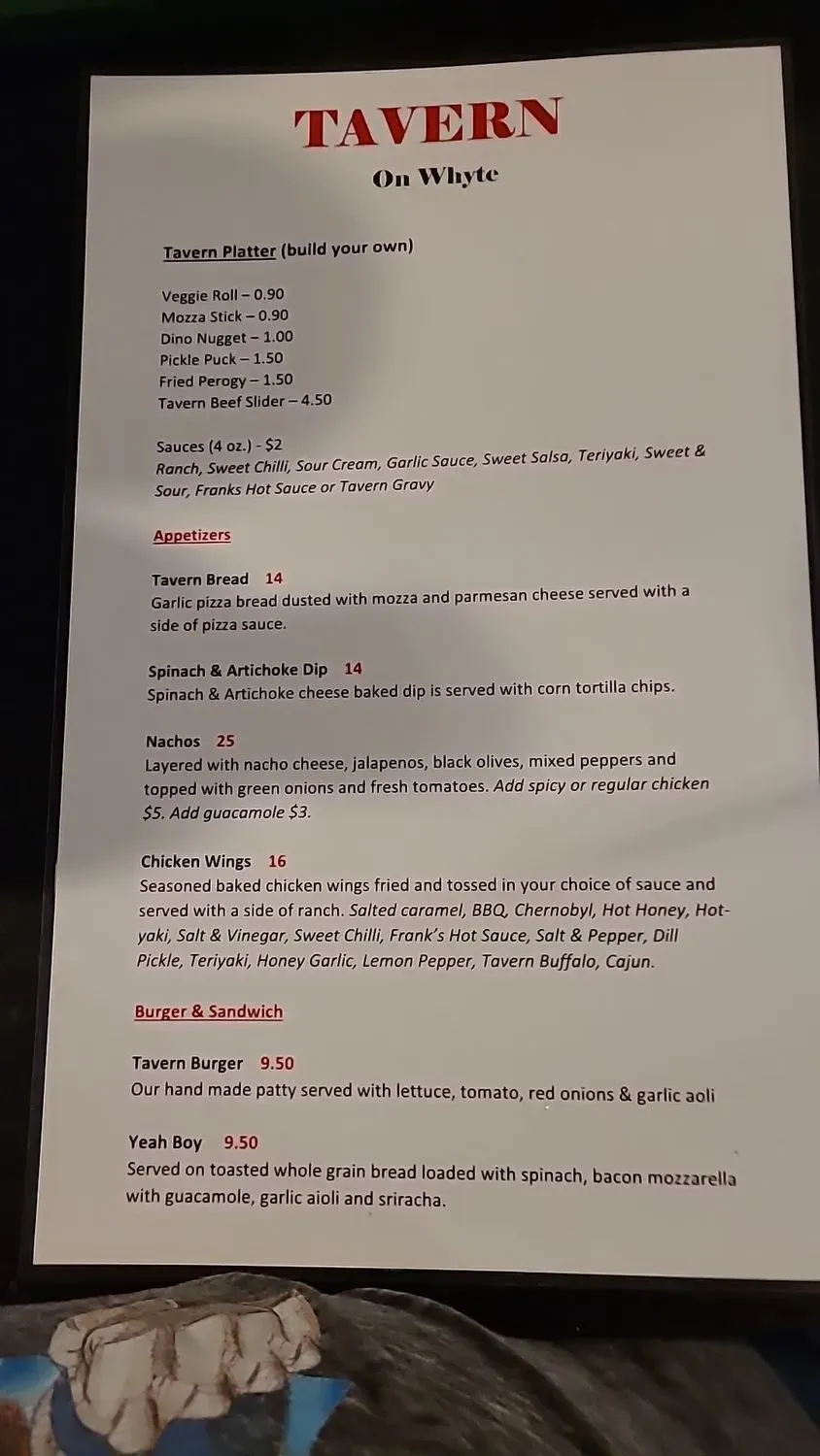 Menu 2