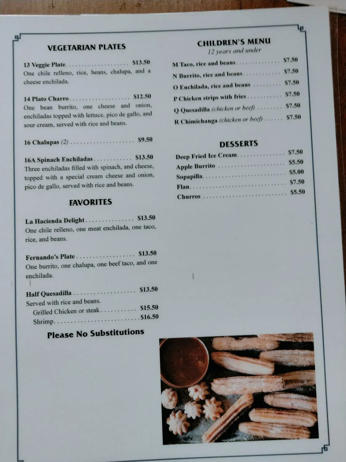 Menu 5