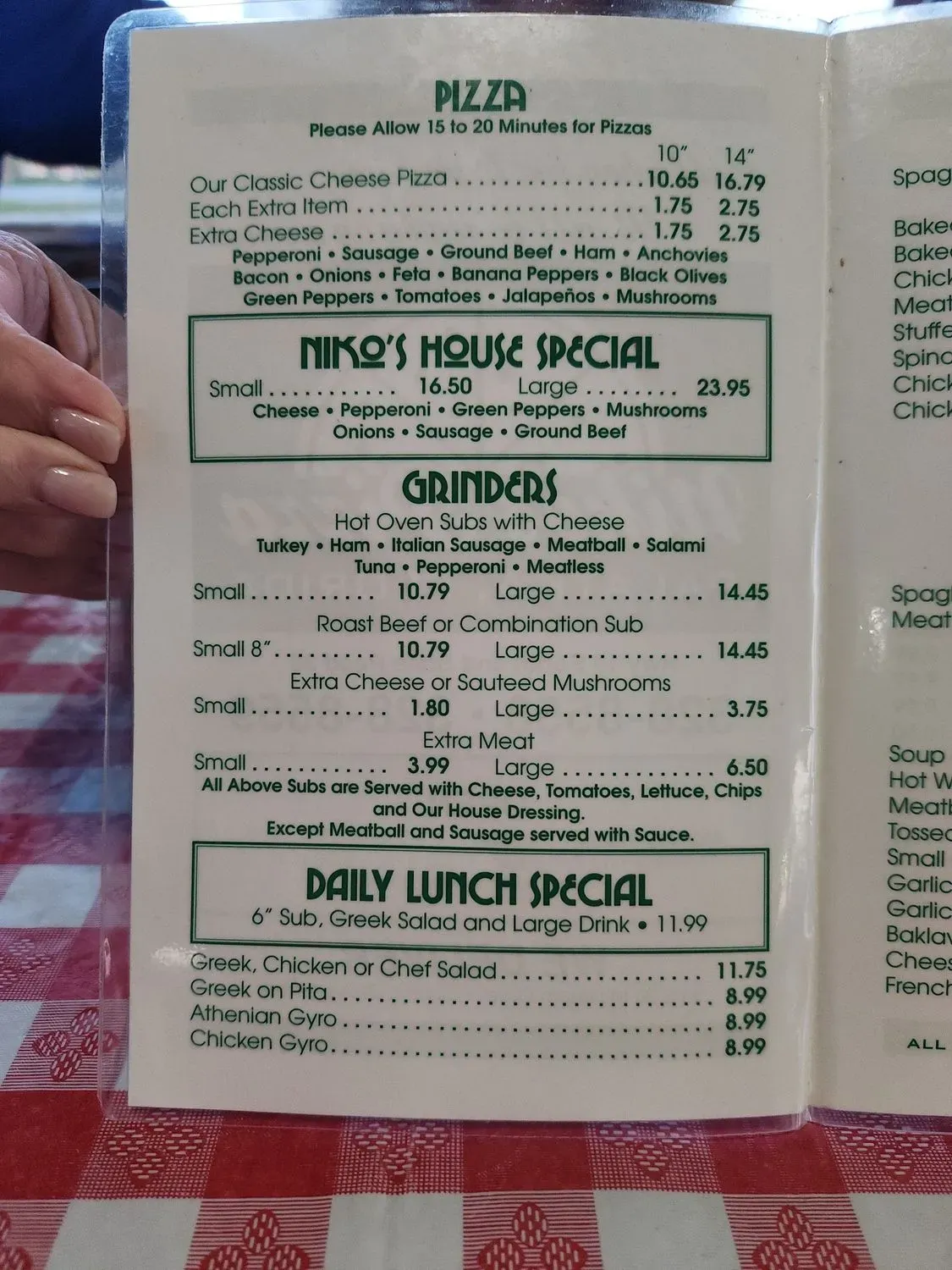 Menu 6