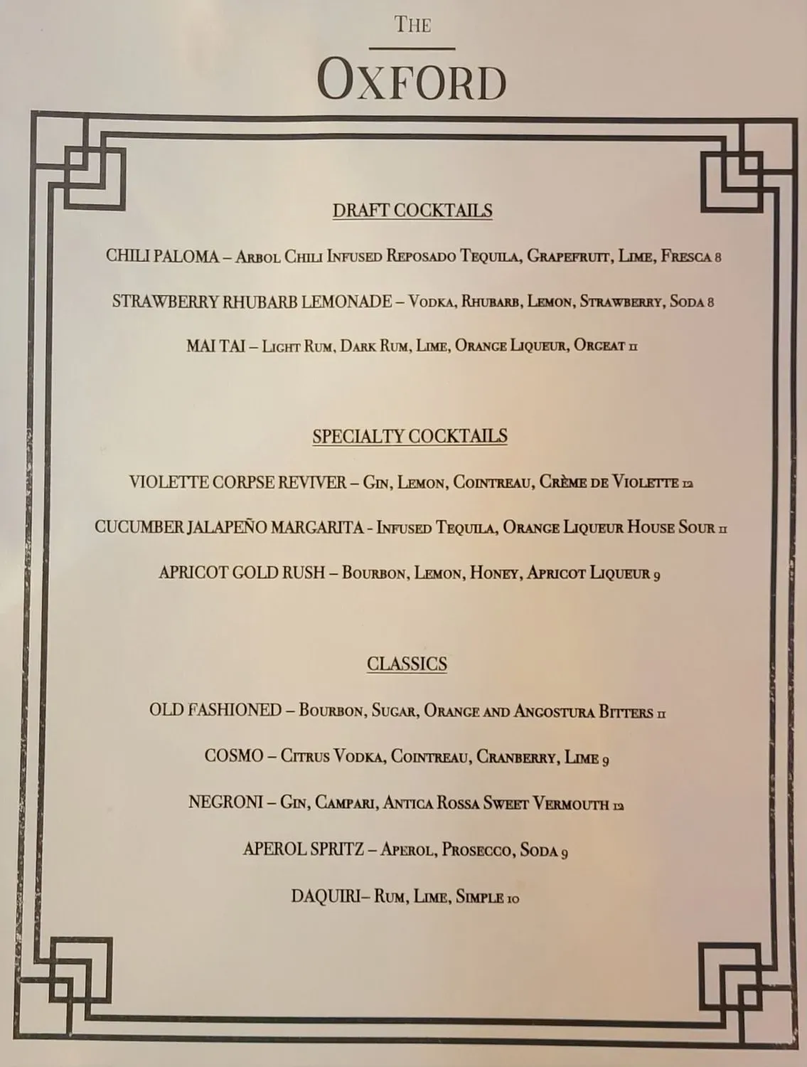 Menu 2