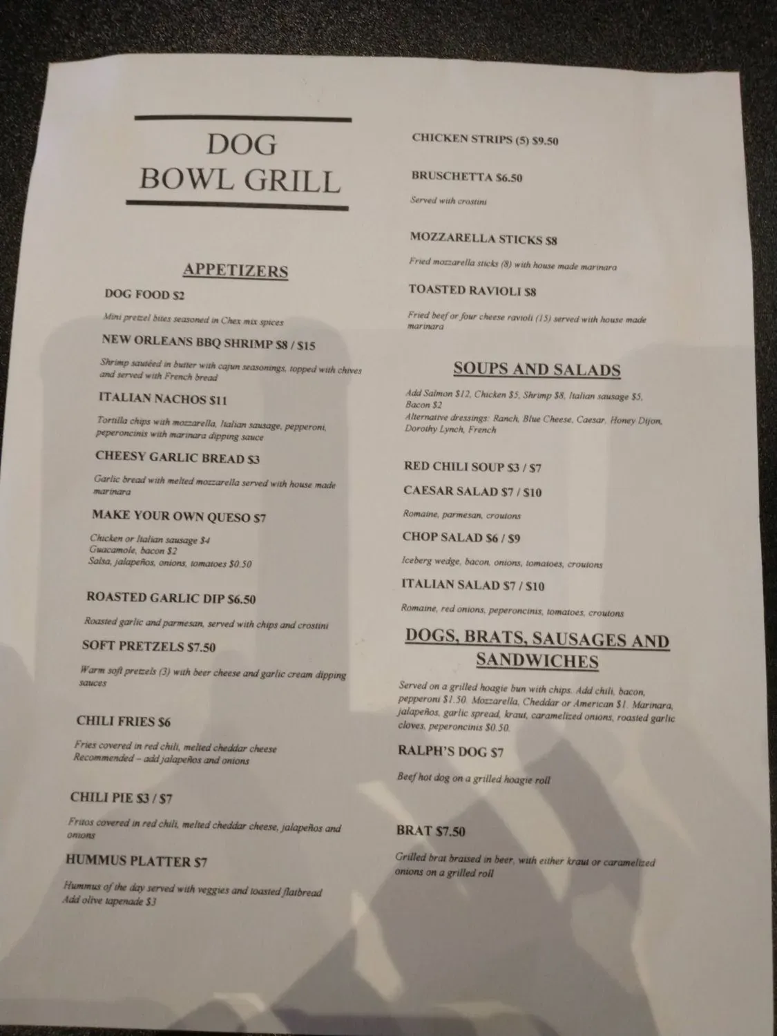 Menu 4