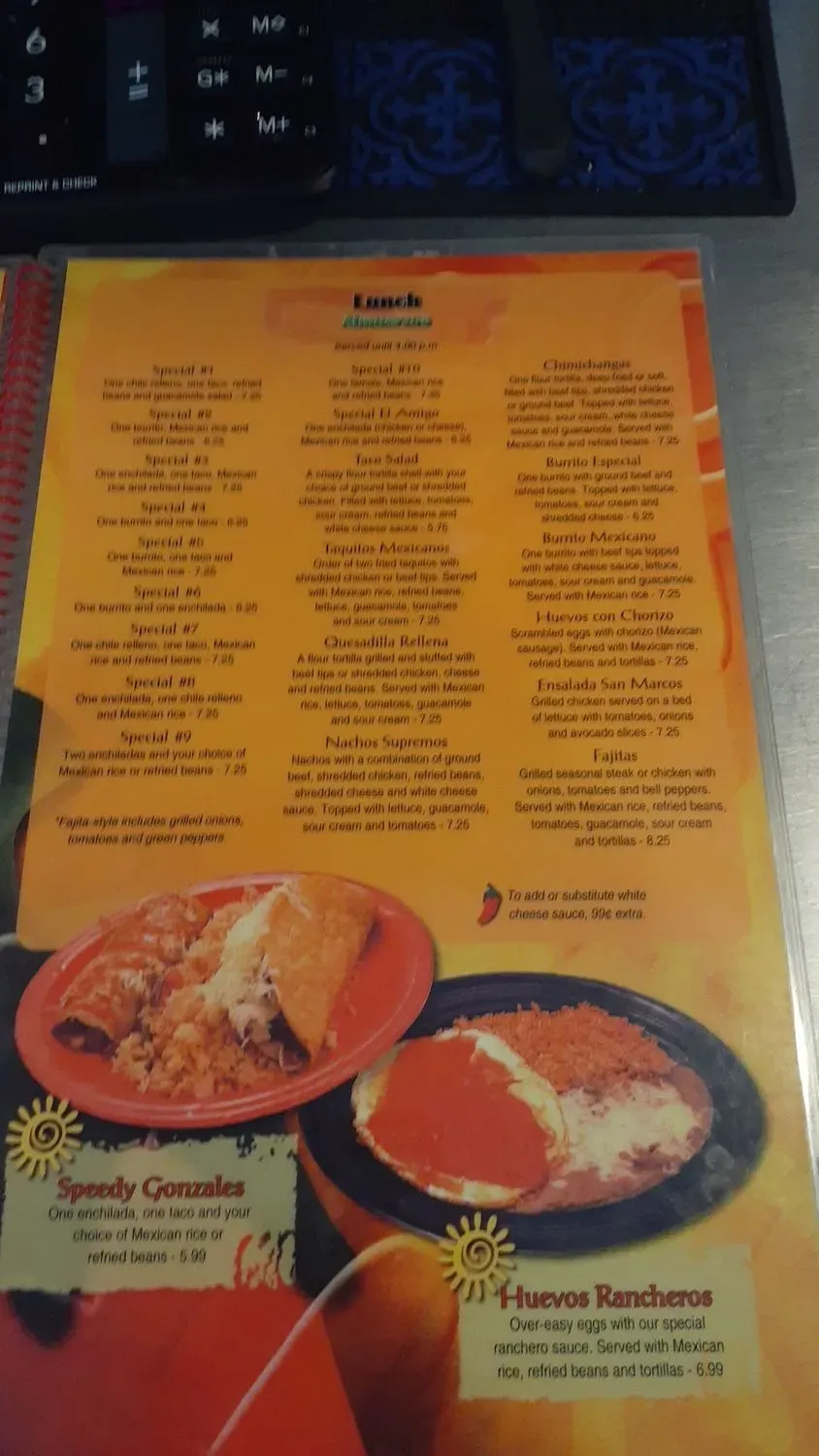 Menu 6