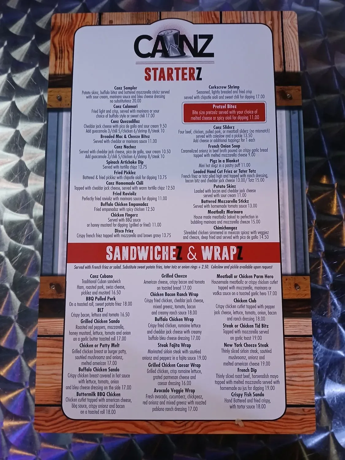 Menu 3