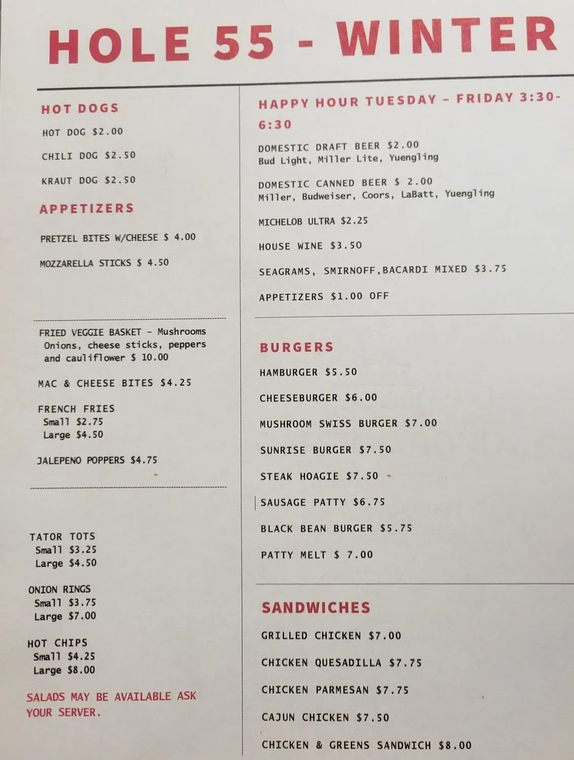 Menu 3